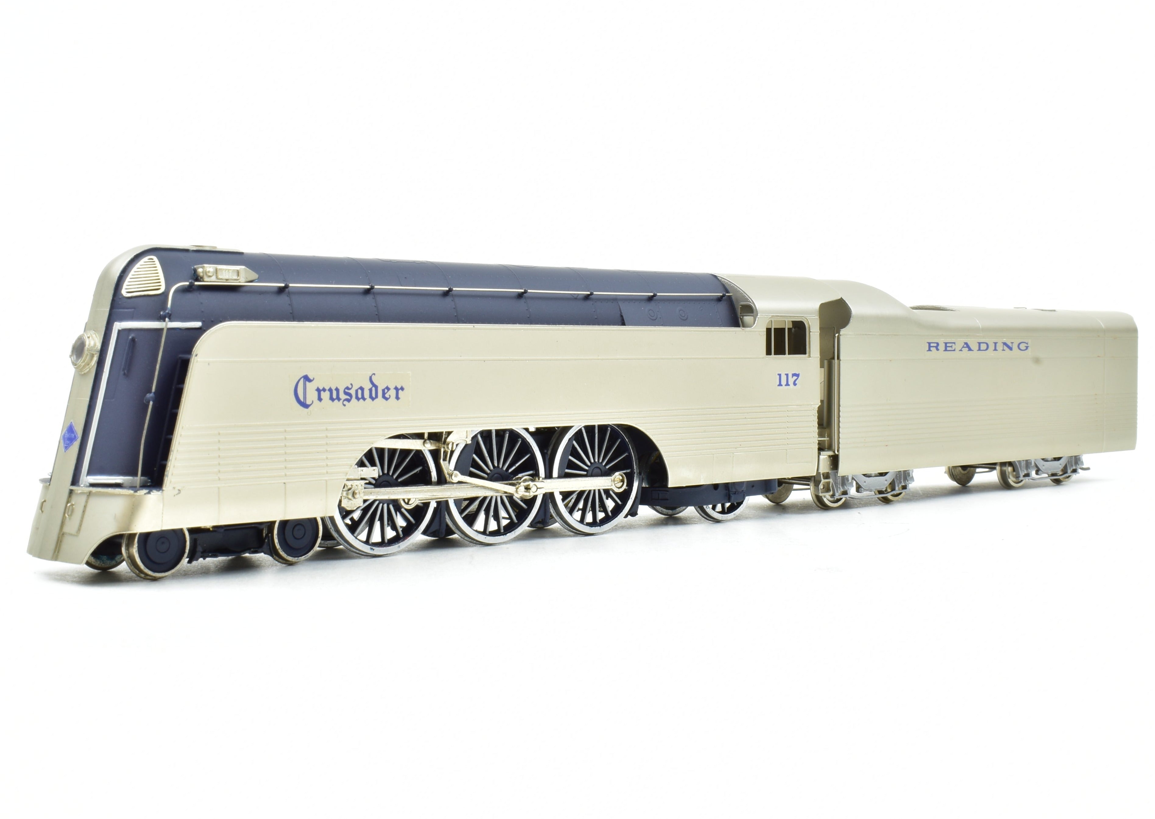 HO Scale Custom Brass Reading G-1b 4-6-2 Crusader Famous Train #1 FP Model by NJ Custom Brass