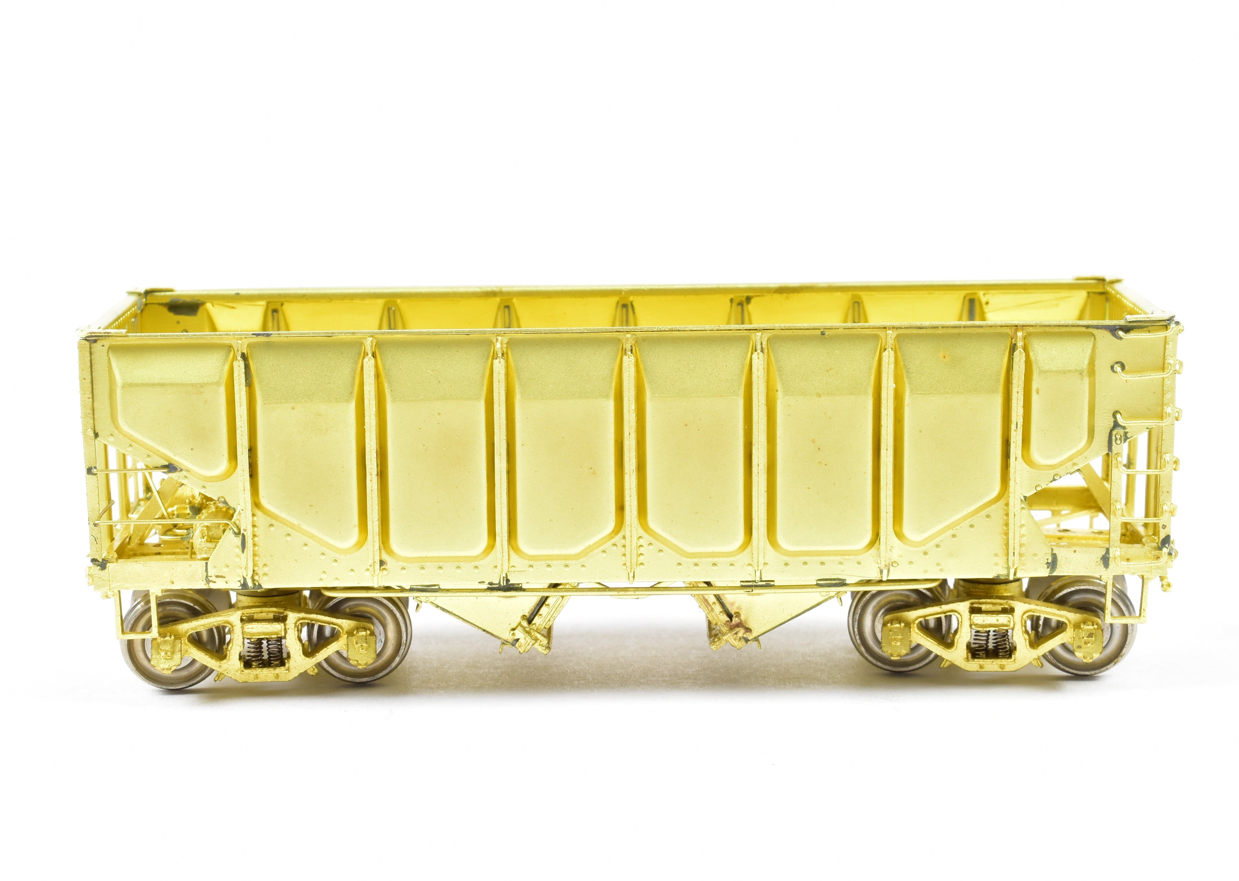 AWE Enterprises HO Brass 2-Bay Open Hopper with Frisco Panel Side