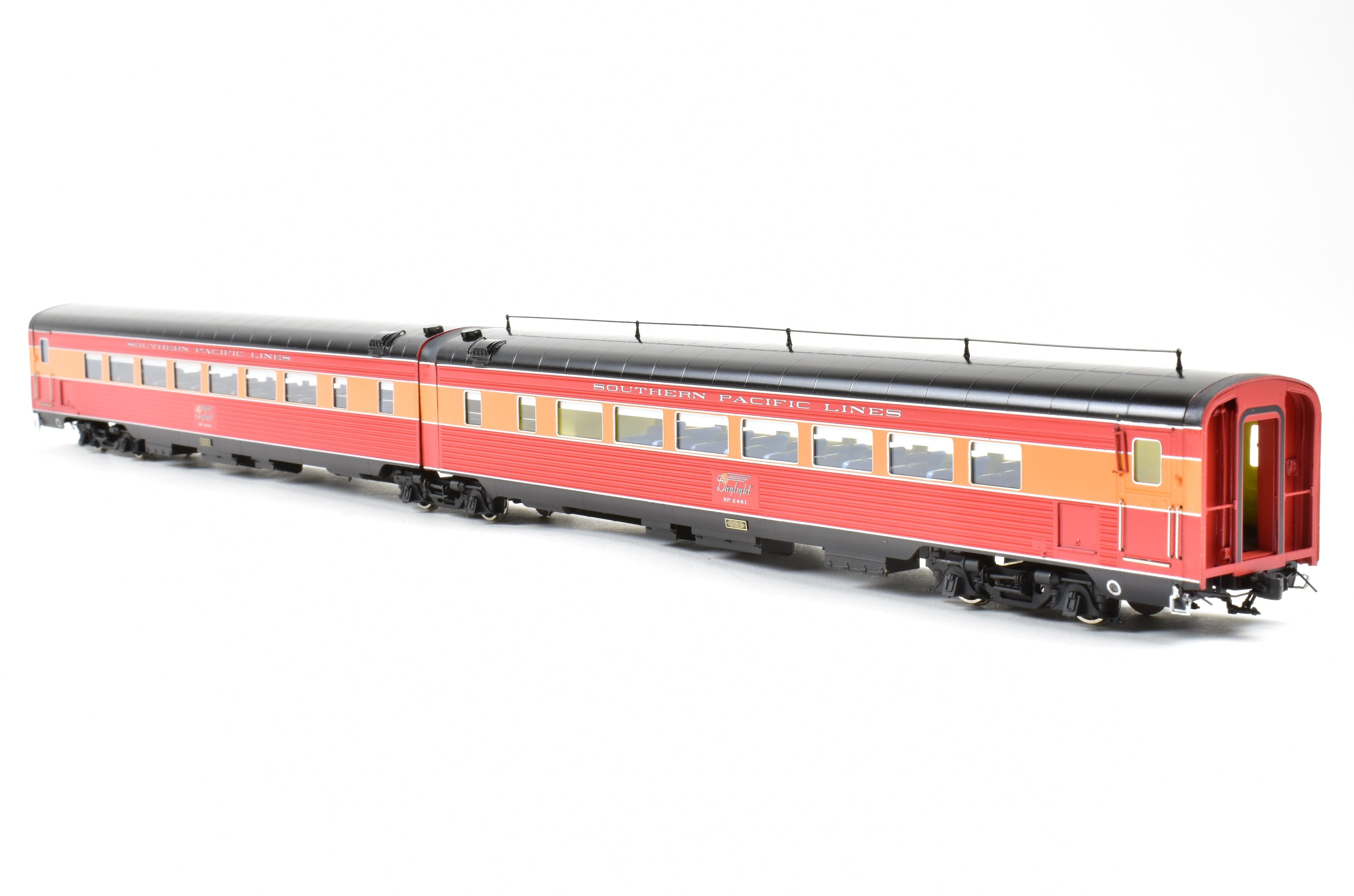 High - Quality HO Scale Brass Model Train CON CIL - Challenger Imports SP - Southern Pacific 1941 Morning Daylight 16 - Car Complete Full Train Set Along with 10 - Car Set and Two 3 - Car Add - On Sets FP