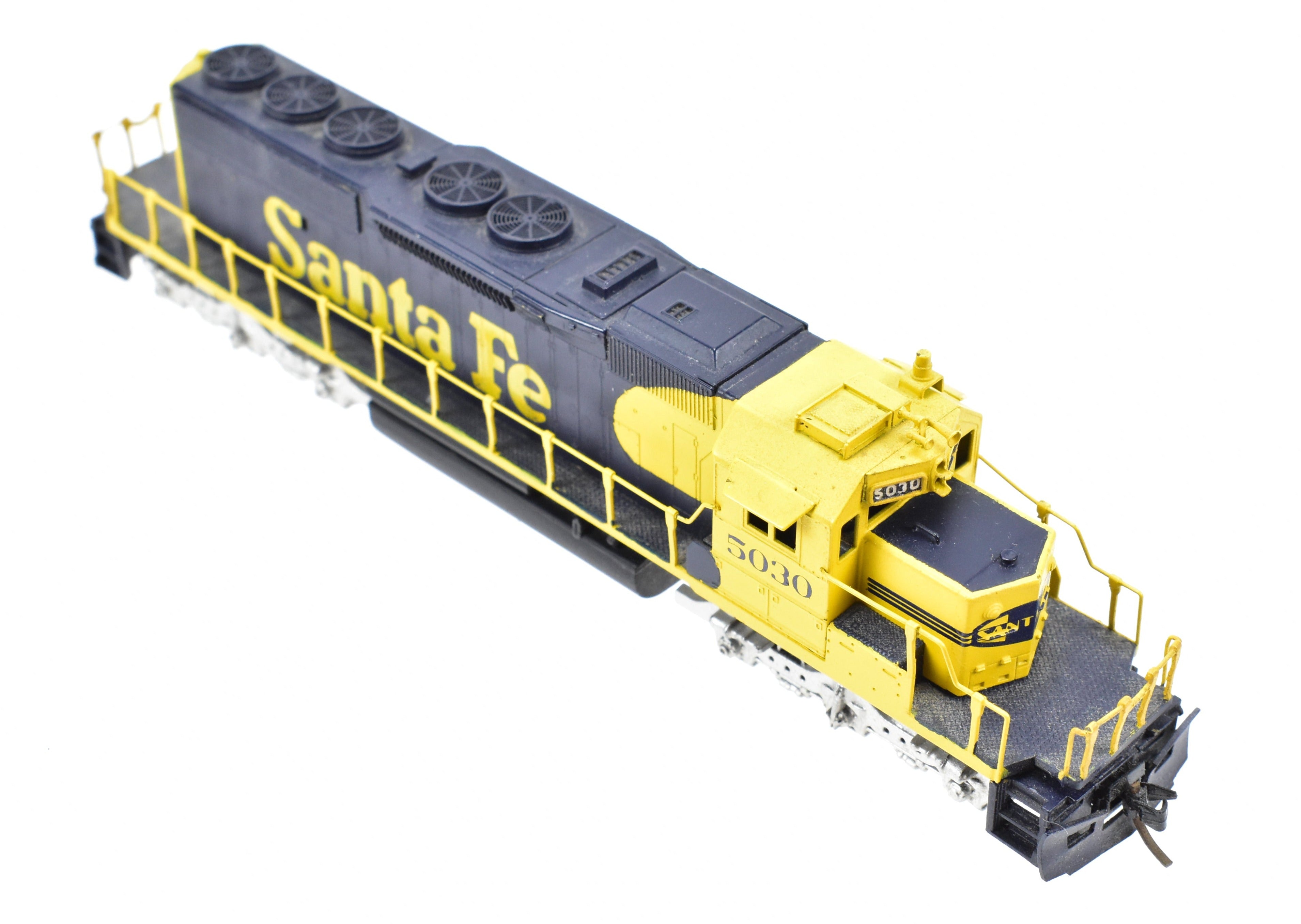 N Scale Brass Key Imports AT&SF Santa Fe EMD SD40 - 2 Medium Nose #5030 FP Model