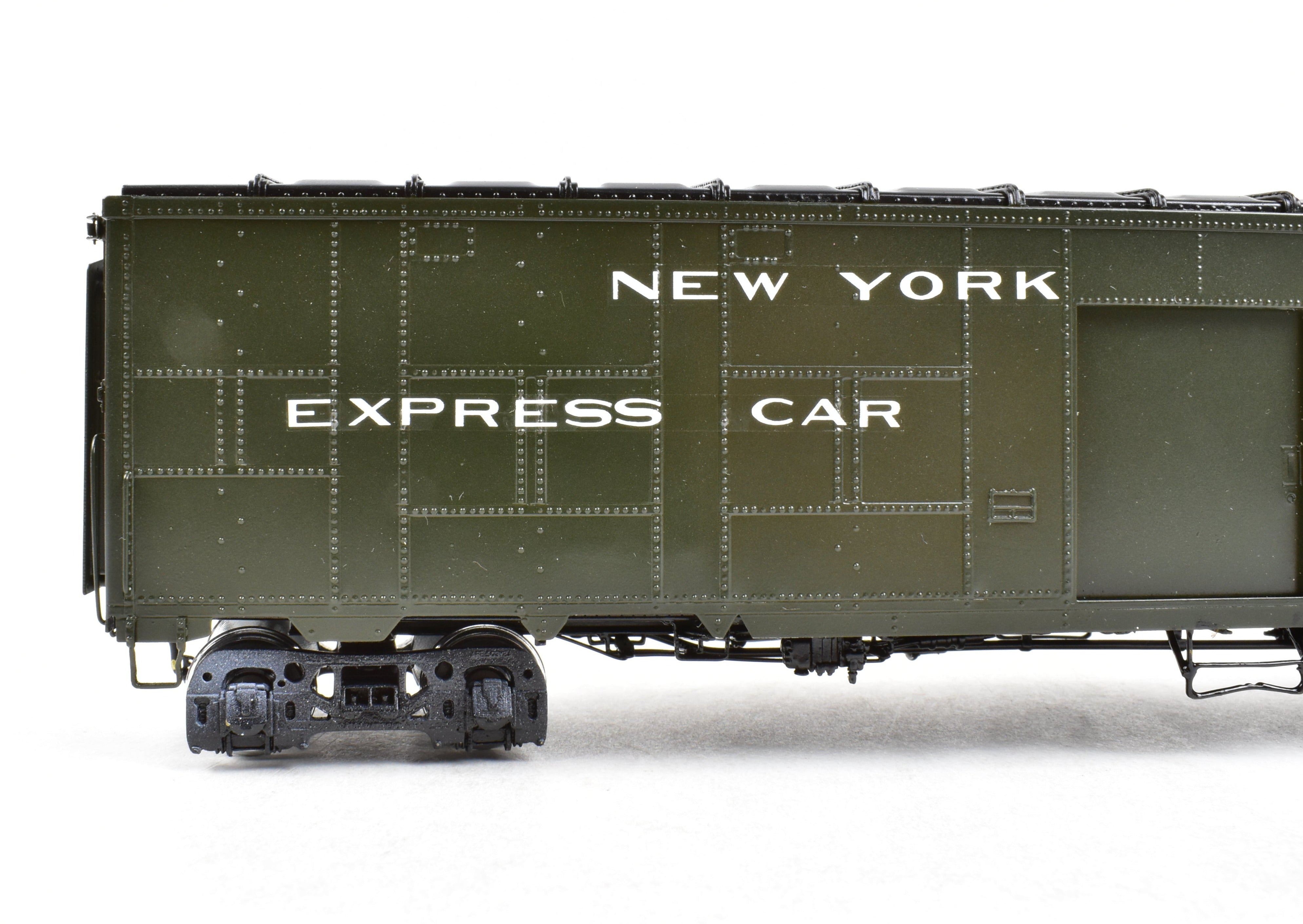 S Scale Brass Model of New York Central Pullman Troop Sleeper Express Box Car Conversion by River Raisin Models from NYC - River Raisin Models' Special Edition in S Scale