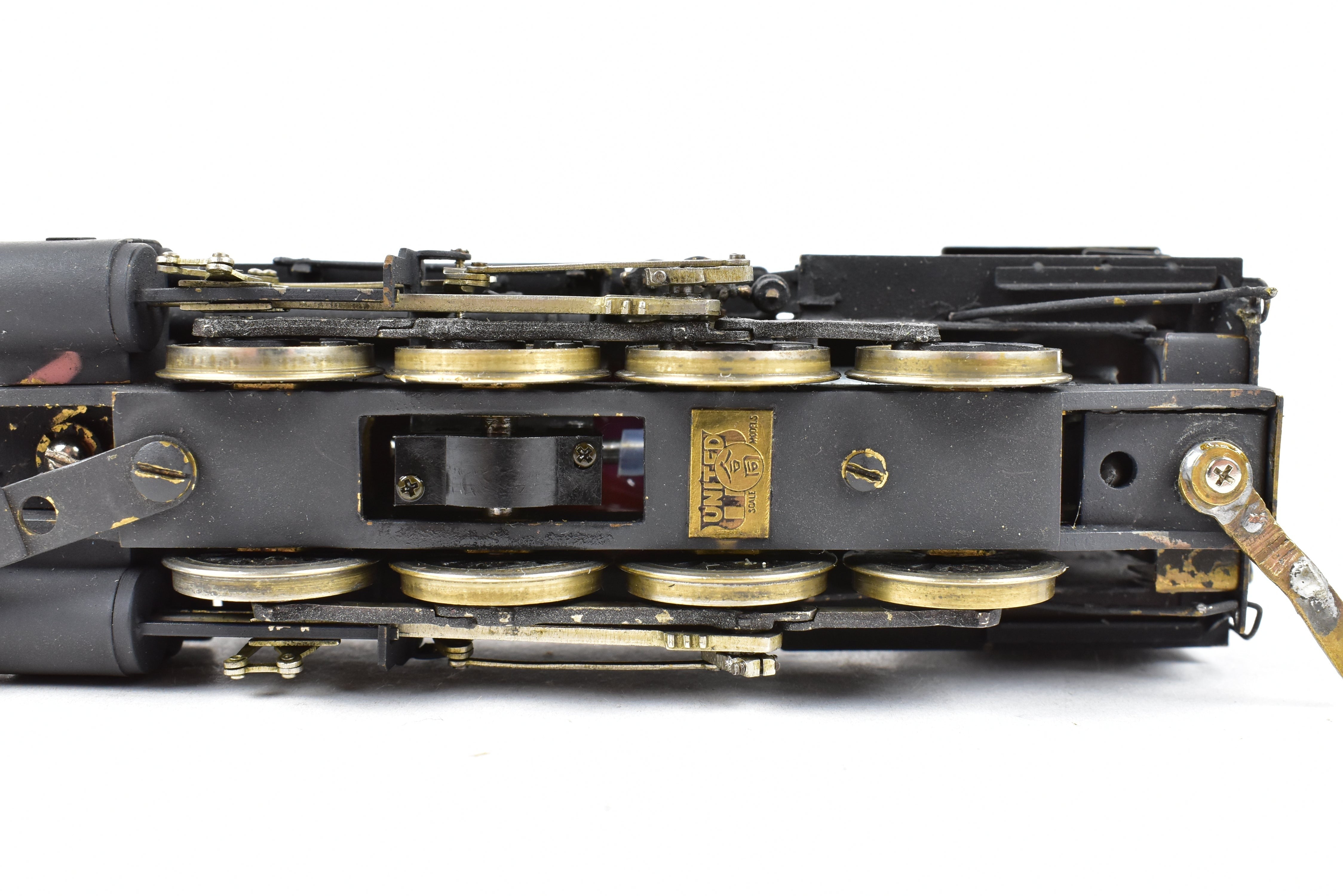 HO Brass PFM - United ATSF Santa Fe 2-8-0 Custom Painted with Can Motor & NWSL Gearbox Upgrade