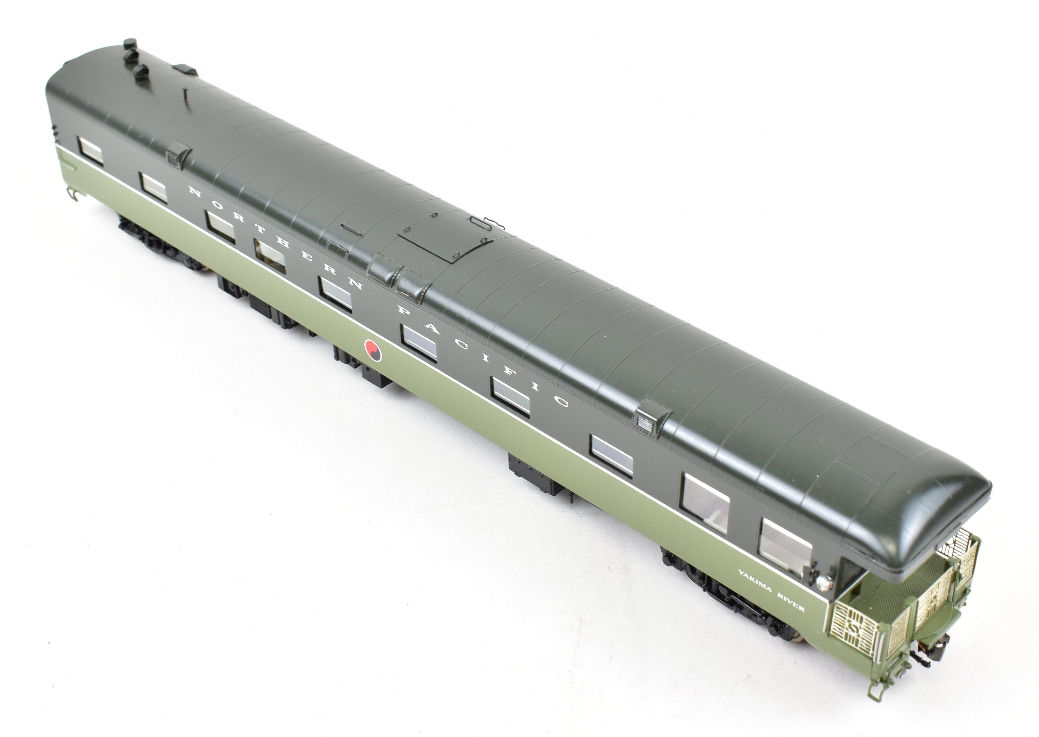 HO Brass Northern Pacific Business Car Yakima River by W&R Enterprises, Custom Painted