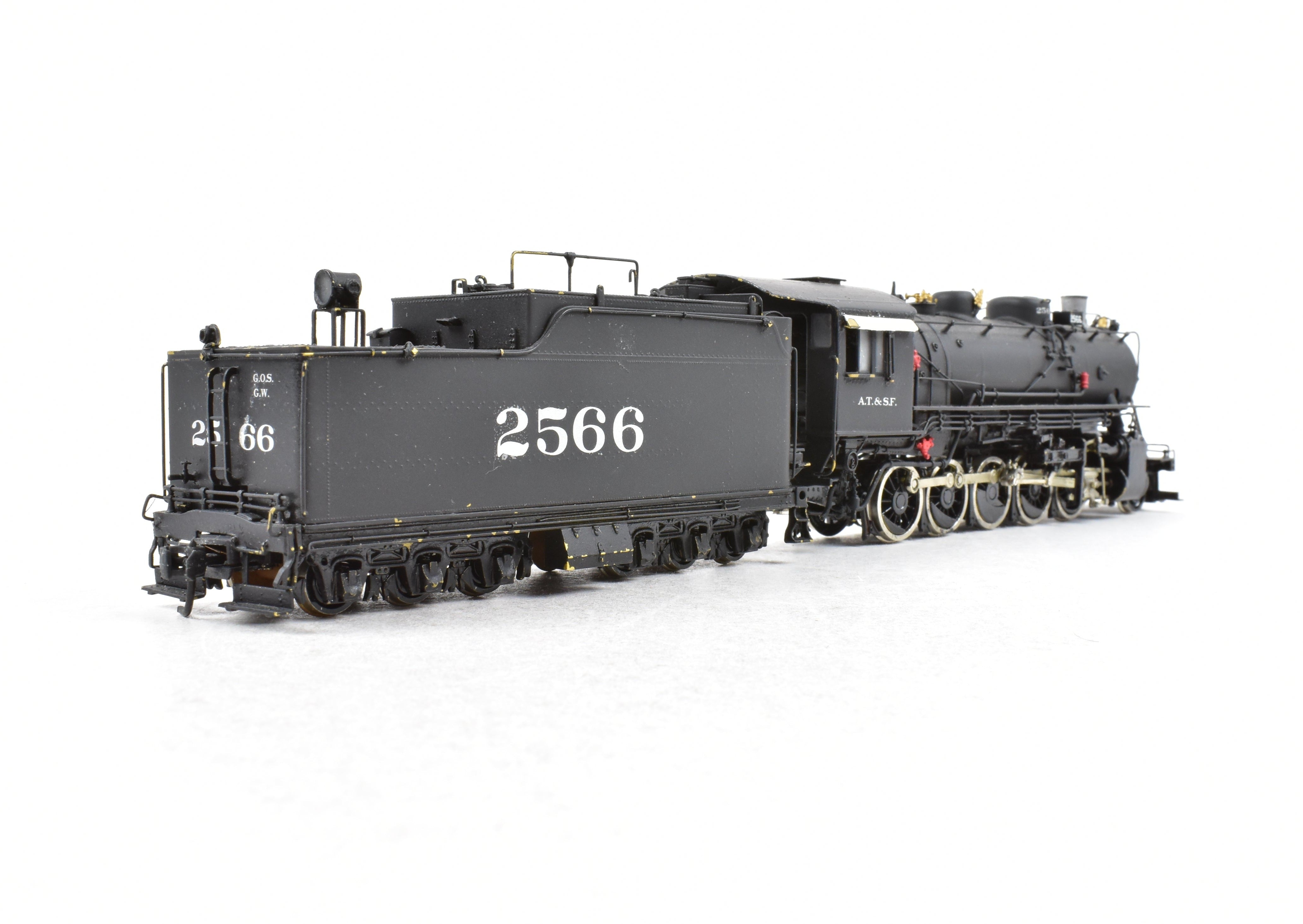 HO Brass Hallmark ATSF Santa Fe 2565 Class 2-10-0 Decapod Locomotive No. 2566