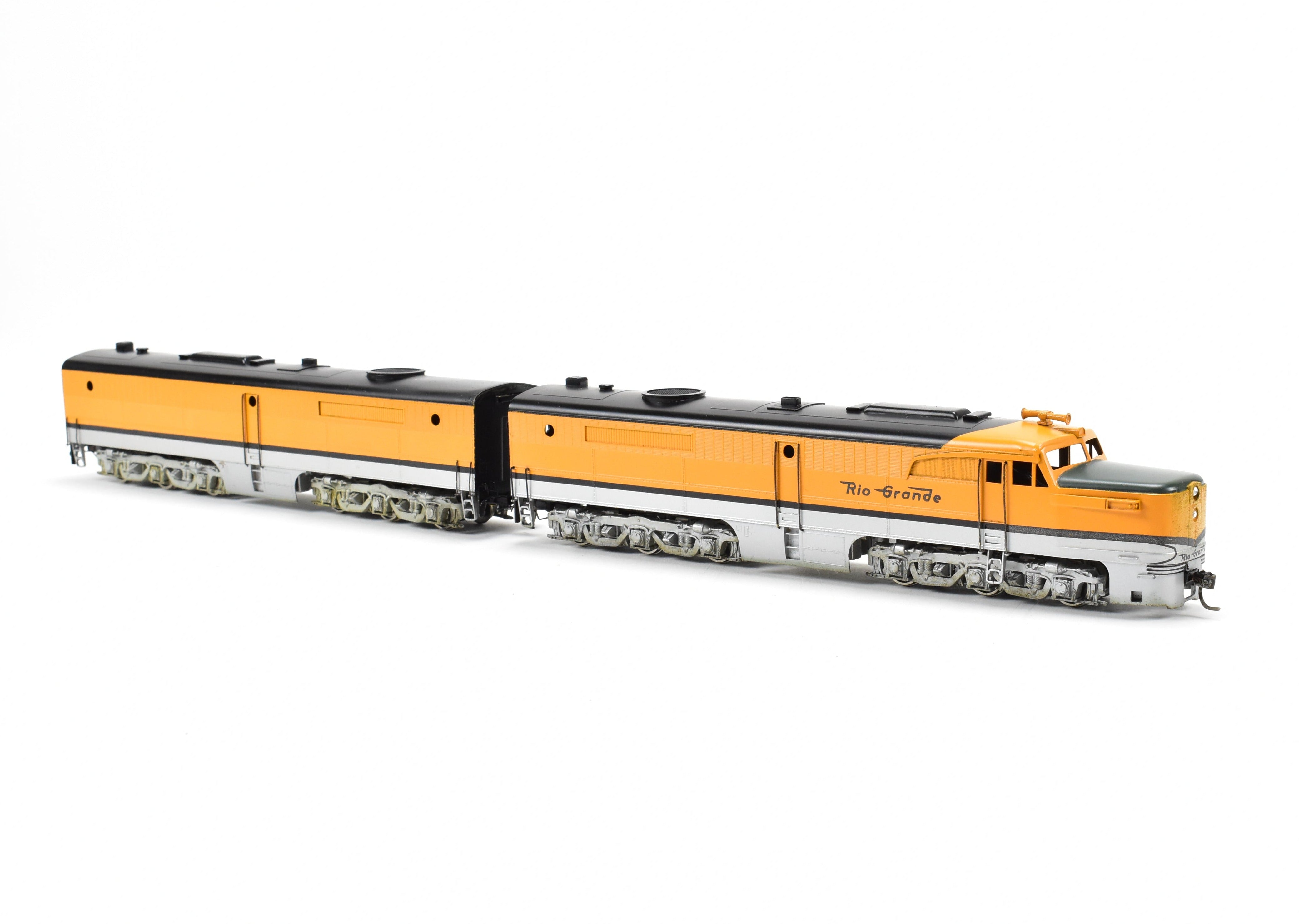 HO Scale Brass Denver & Rio Grande Western Alco PA-1/PB-1 Set FP Model