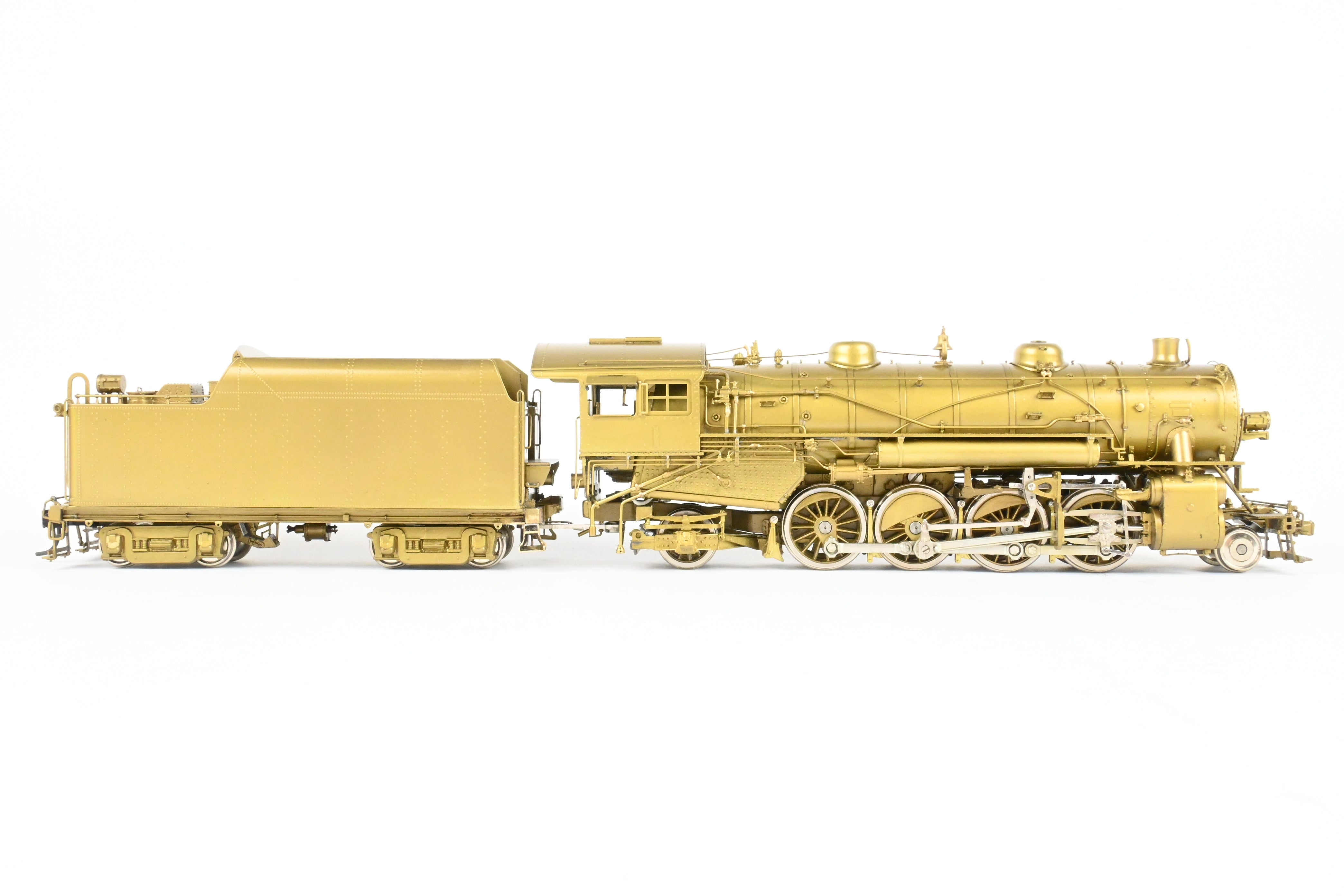 High - Quality HO Scale Brass Key Imported Steam Locomotive from NYC - New York Central #1594 H - 5s Class 2 - 8 - 2 Mikado Model