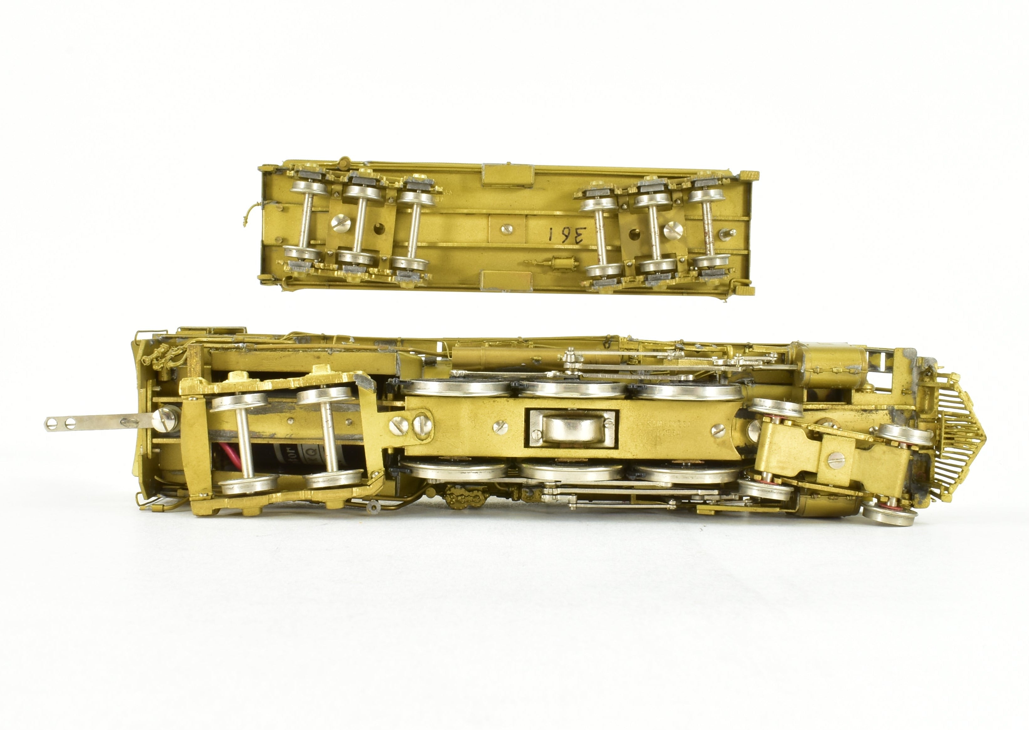 High - Quality HO Scale Brass Key Imports ATSF - Santa Fe 3450 Class 4 - 6 - 4 Modernized Model Train
