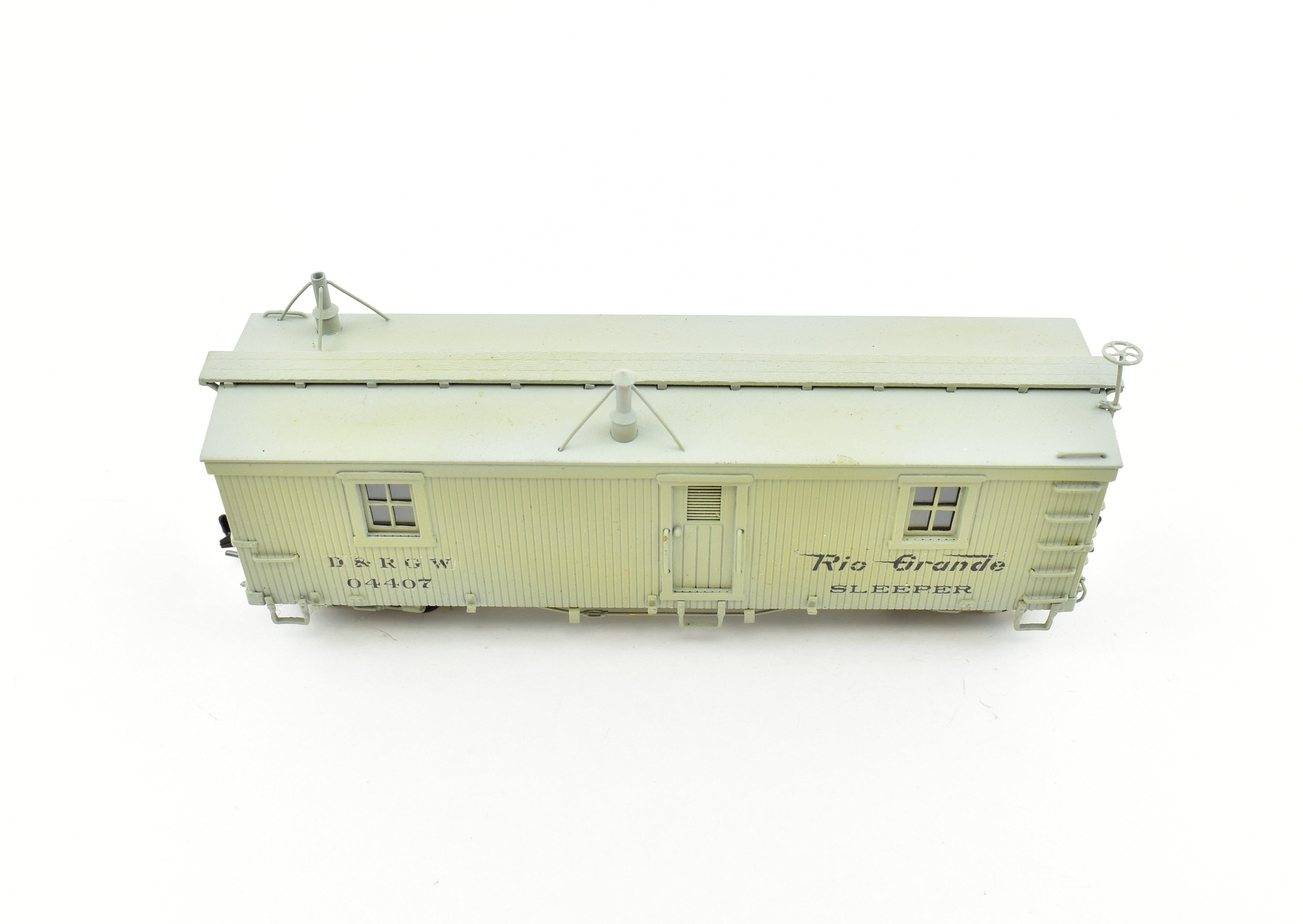 1984 HOn3 D&RGW Brass Hallmark Kitchen & Dining Car with Excellent Paint
