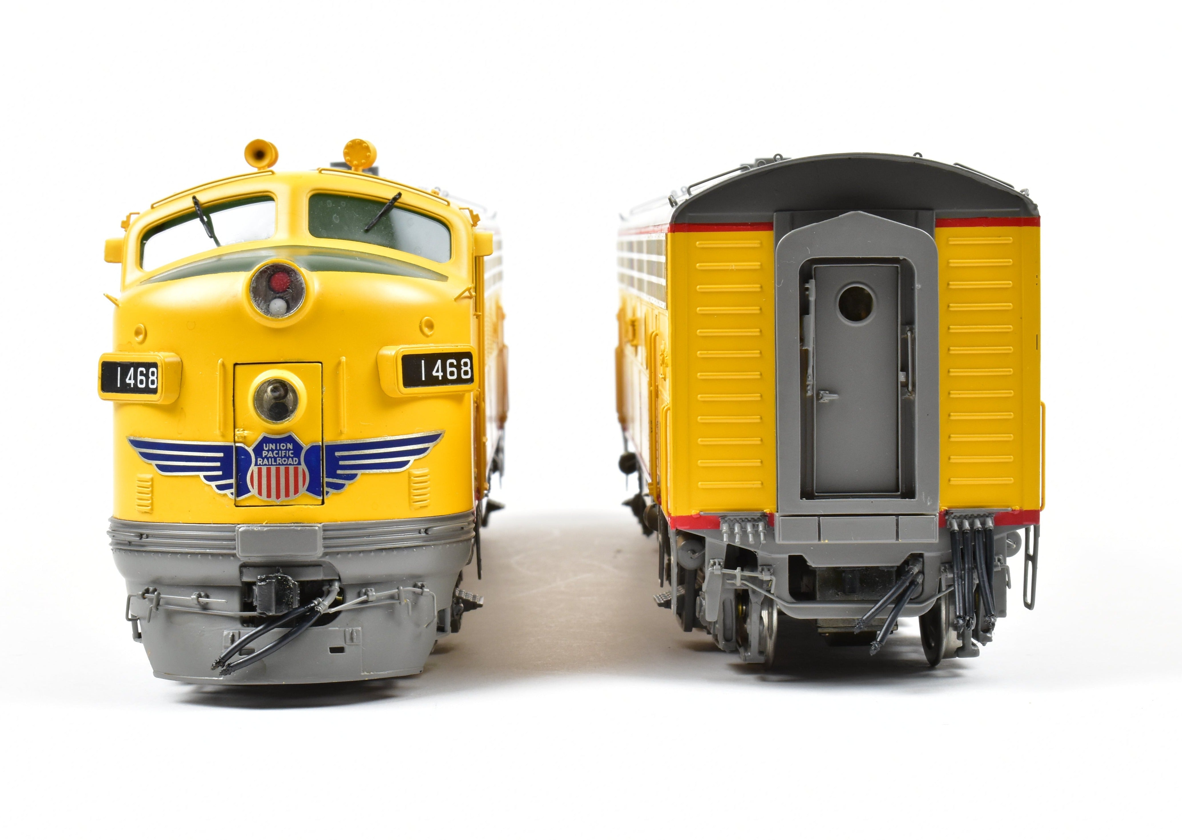 O Scale Model Train - Brass Key Imports Union Pacific EMD F - 7A/B Set, Factory - Painted Second Set with Unit Numbers 1468 & 1468B
