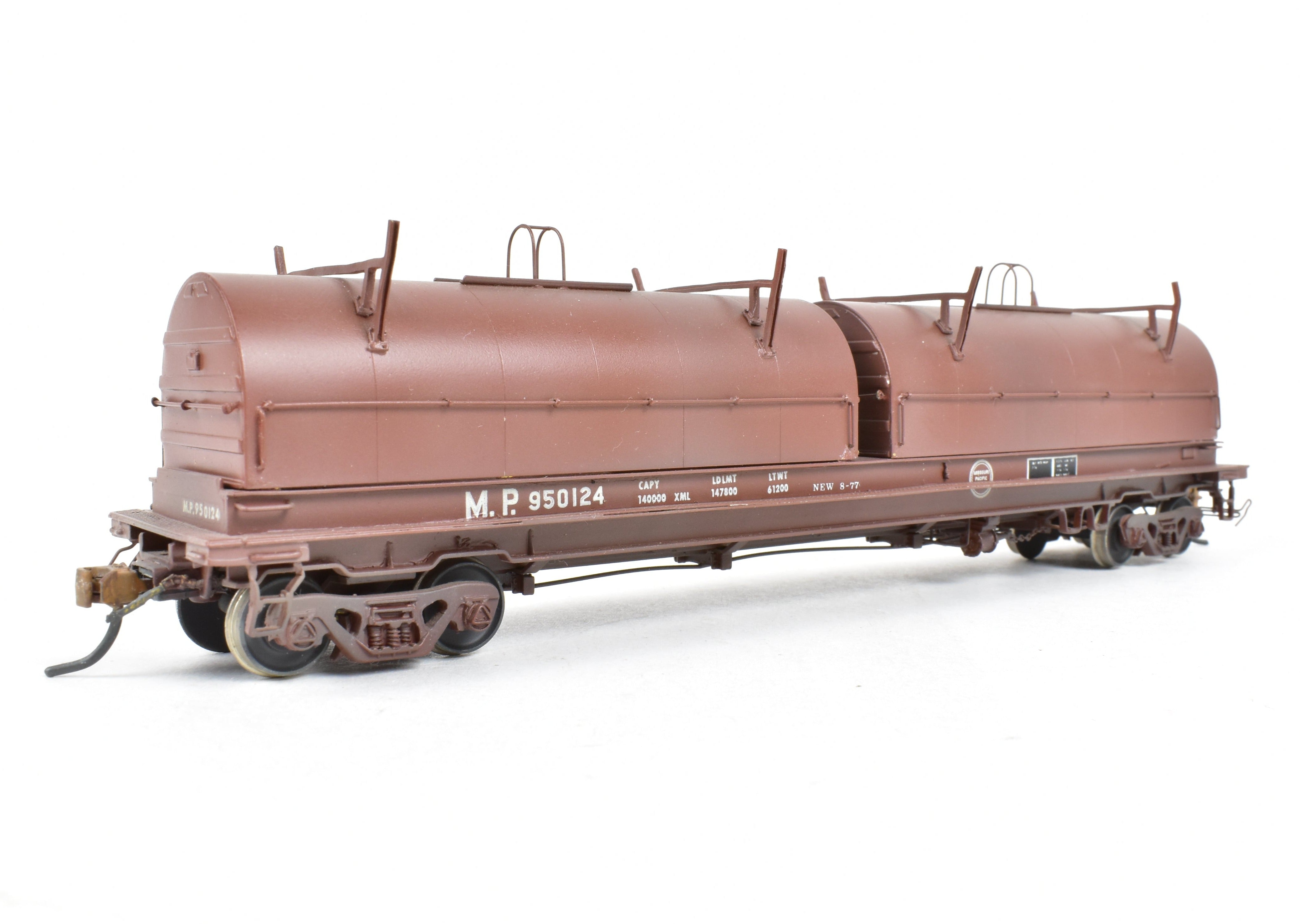HO Brass OMI Thrall Coil Steel Car Painted for Mopac by Overland Models