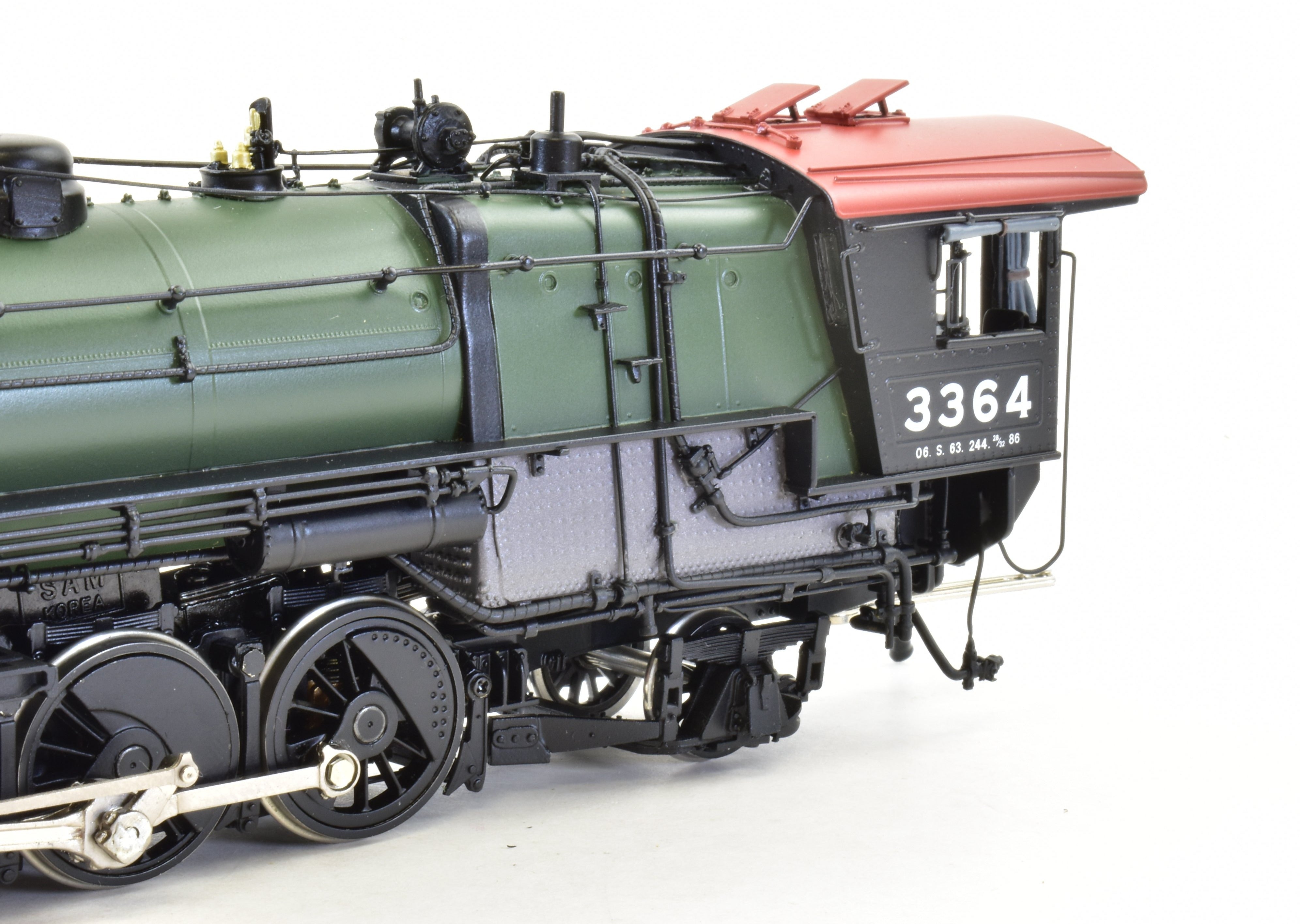 HO Scale Brass Model Train Engine - W&R Enterprises Great Northern O - 6 2 - 8 - 2 Version 2, FP #3364