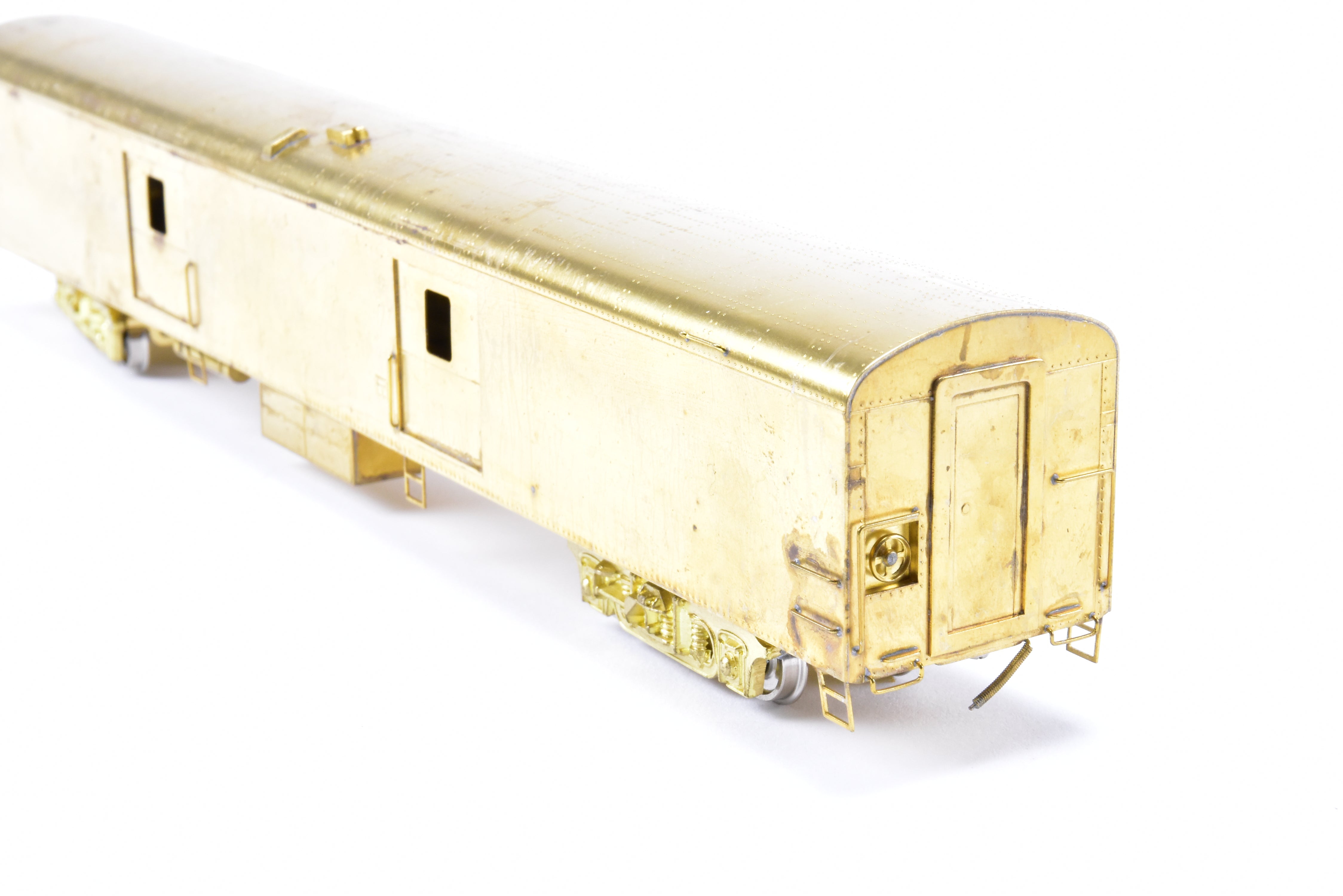 Hi - Country Brass Union Pacific ACF #5664 Baggage Car, Moderate Tarnish
