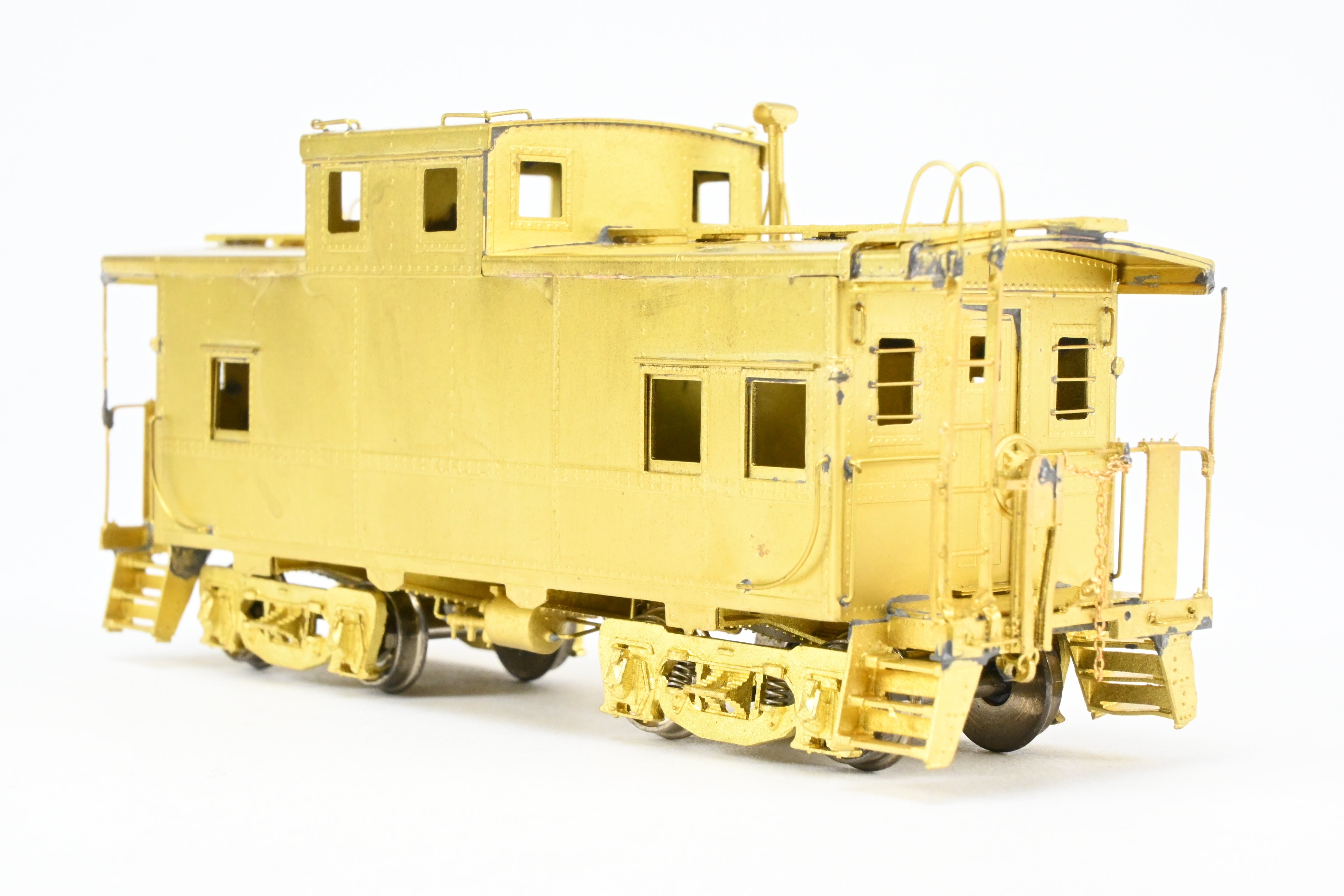 HO Scale Brass OMI - Overland Models, Inc. Model Railroad Erie Railroad Offset Cupola Caboose Nos. C - 110 - 169 Riveted Design with Belt Rail from the 1951 Era
