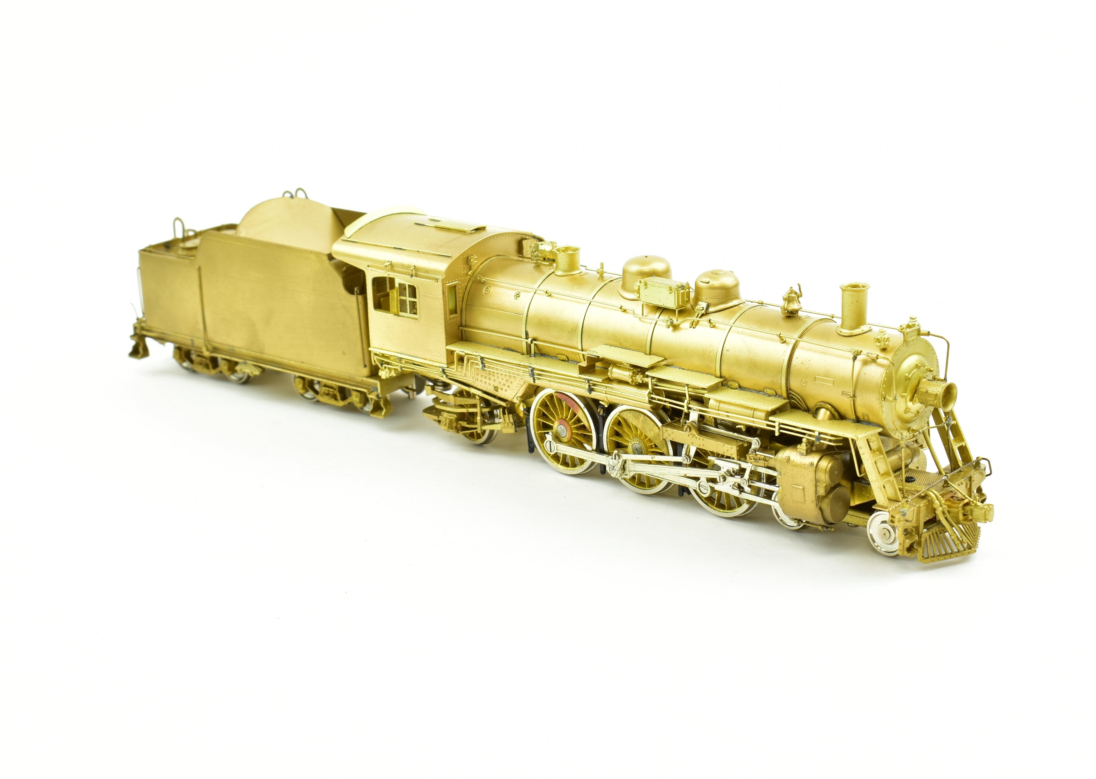 HO Scale Brass Model Train - Overland Models Inc. Boston & Maine P2b 4 - 6 - 2 Steam Locomotive
