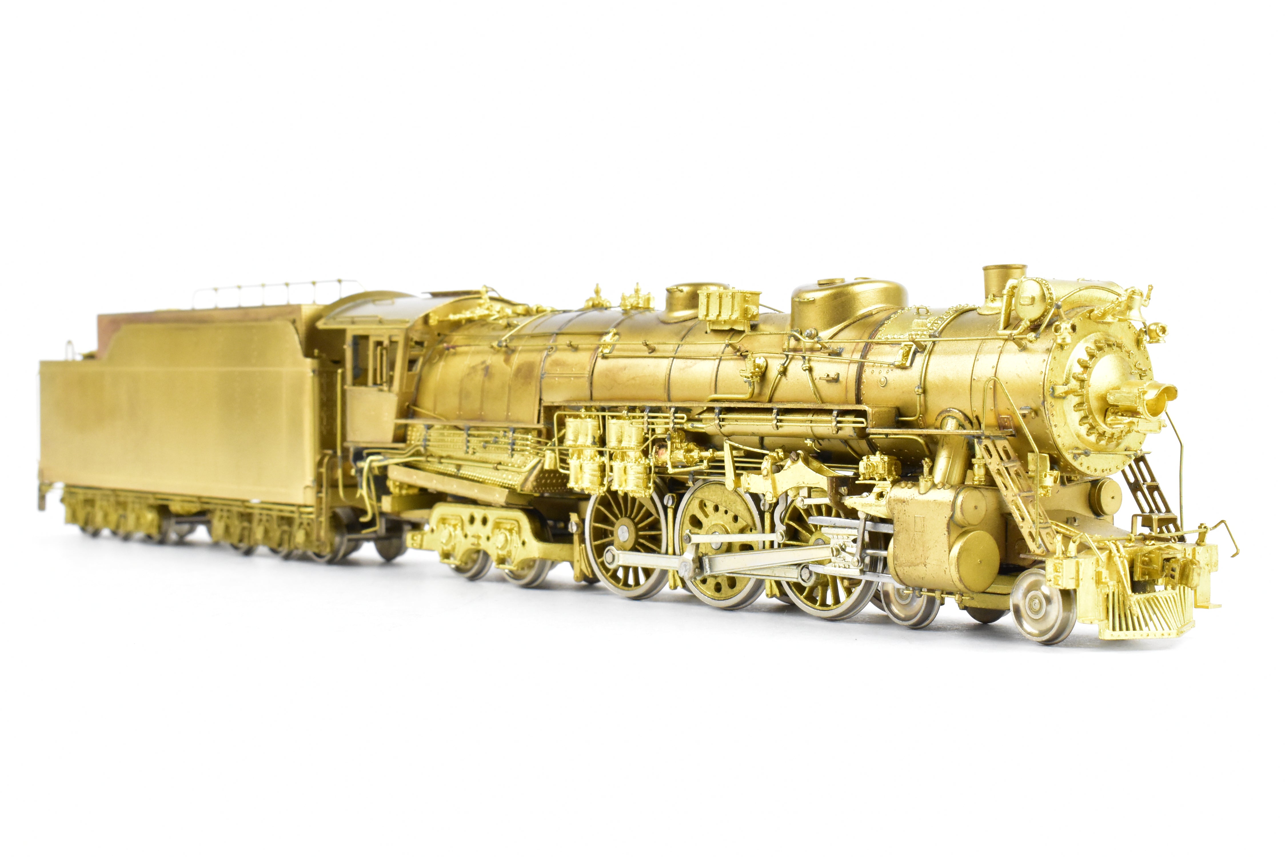 High - Quality HO Scale Brass Model Train - Sunset Models CB&Q - Burlington Route S - 4 Class 4 - 6 - 4 Hudson Locomotive
