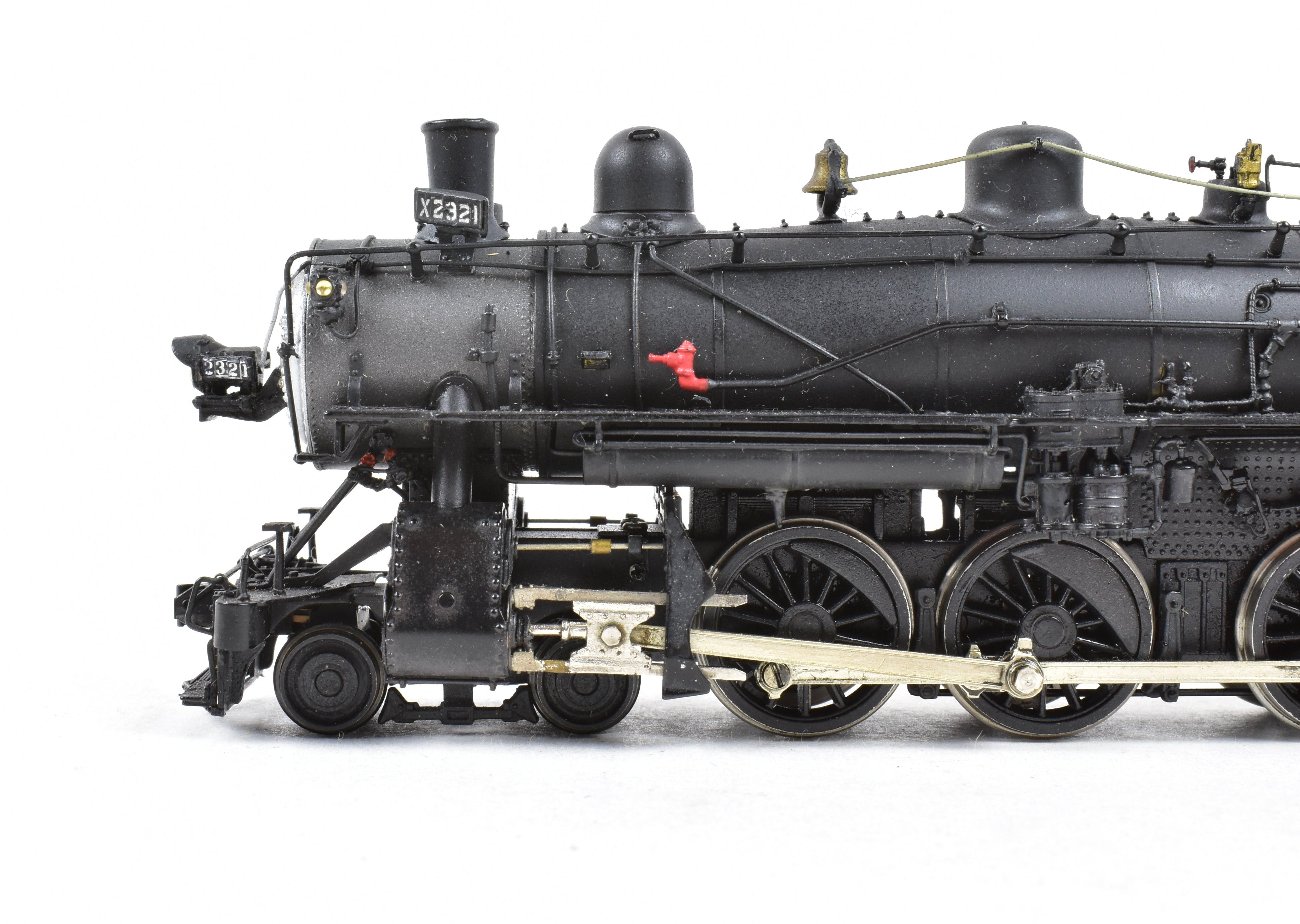 HO Scale Brass Model Train - Precision Scale Co. SP (Southern Pacific) Class T - 28 4 - 6 - 0 Factory Painted with Added DCC Functionality
