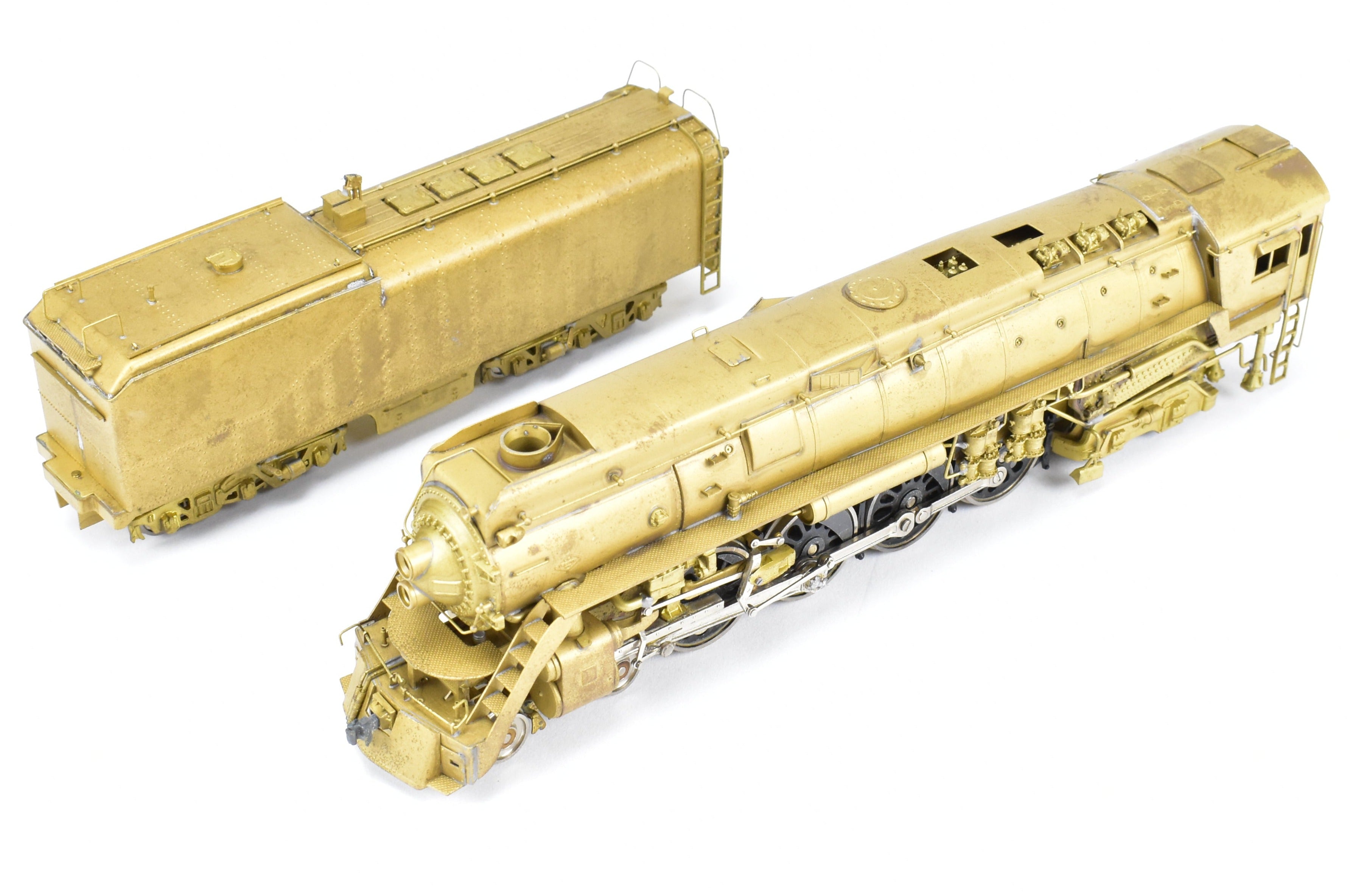 HO Scale Brass Balboa Southern Pacific GS - 4 4 - 8 - 4 Steam Locomotive Model with Detachable Skirts
