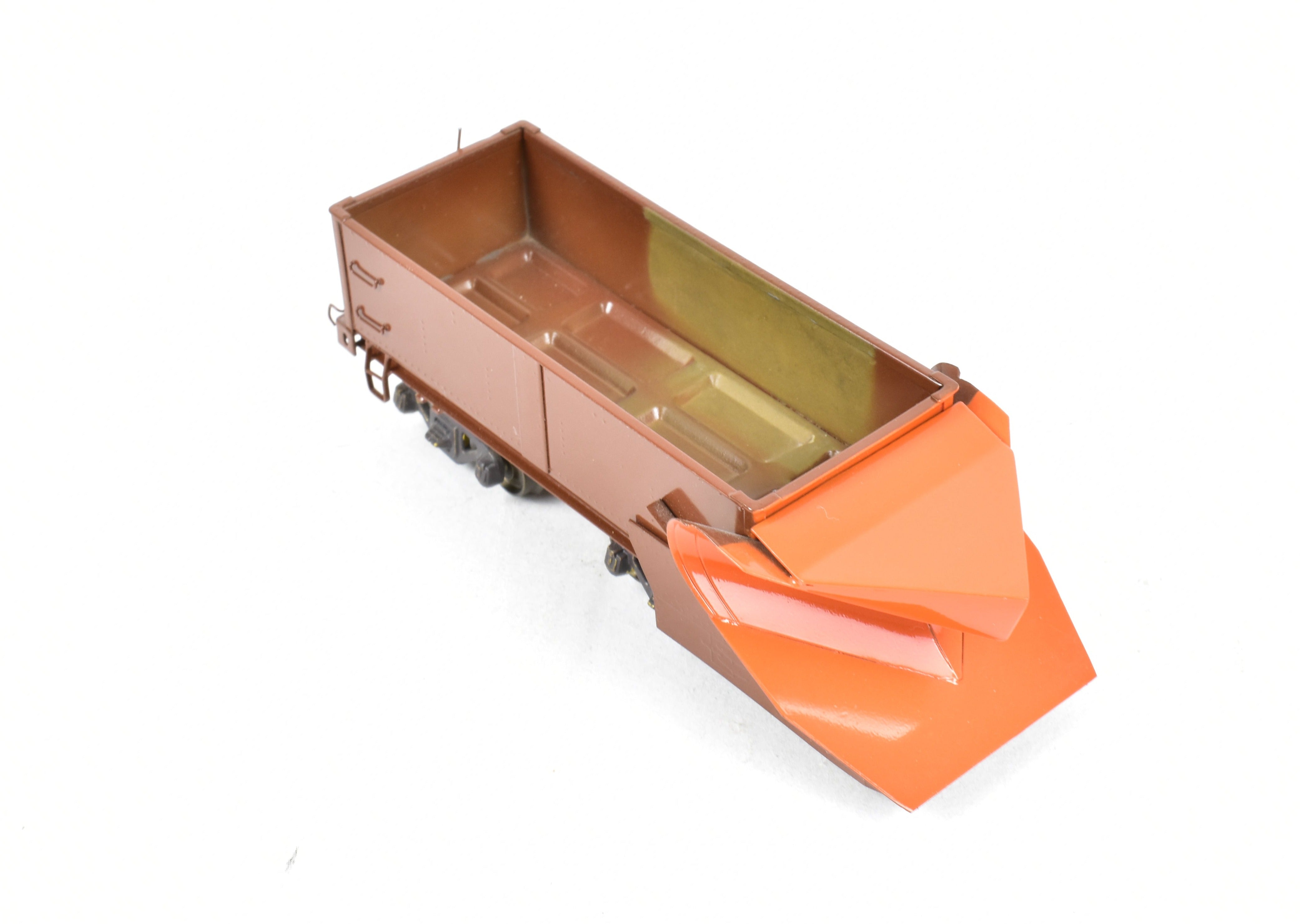 HO Scale Brass Hallmark Models Custom - Painted Missouri Pacific Snow Plow Model