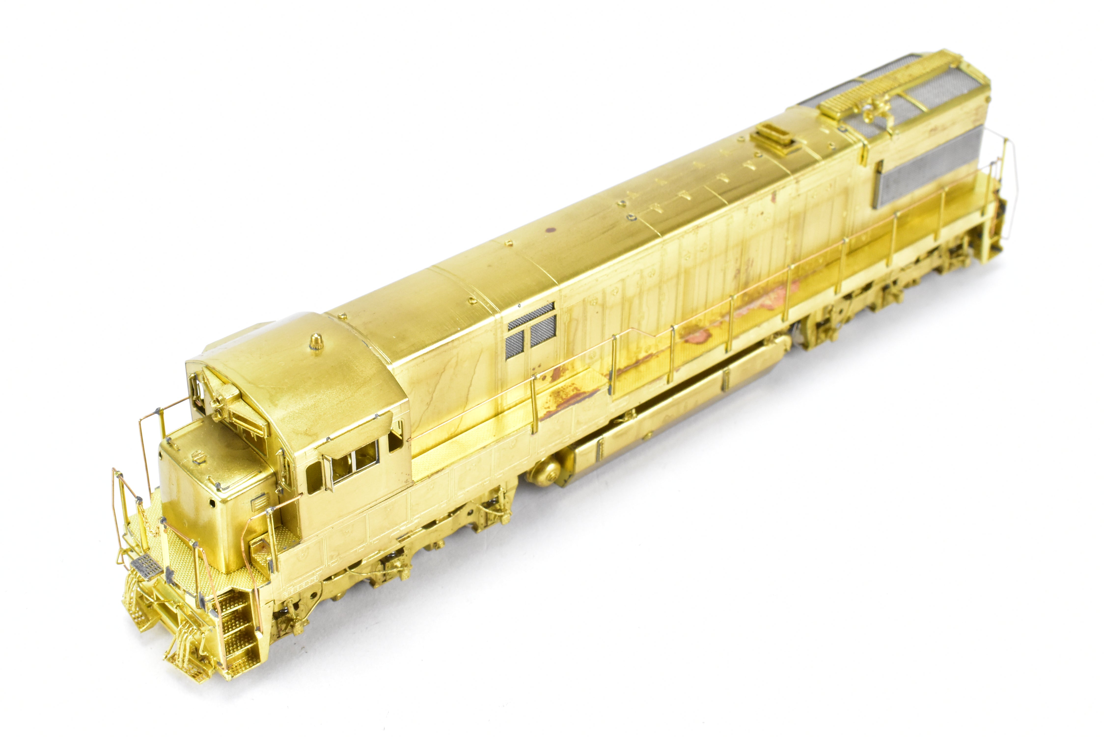HO Scale Brass GE U-28C Late Model Locomotives by Overland Models, Inc. for Various Railroads