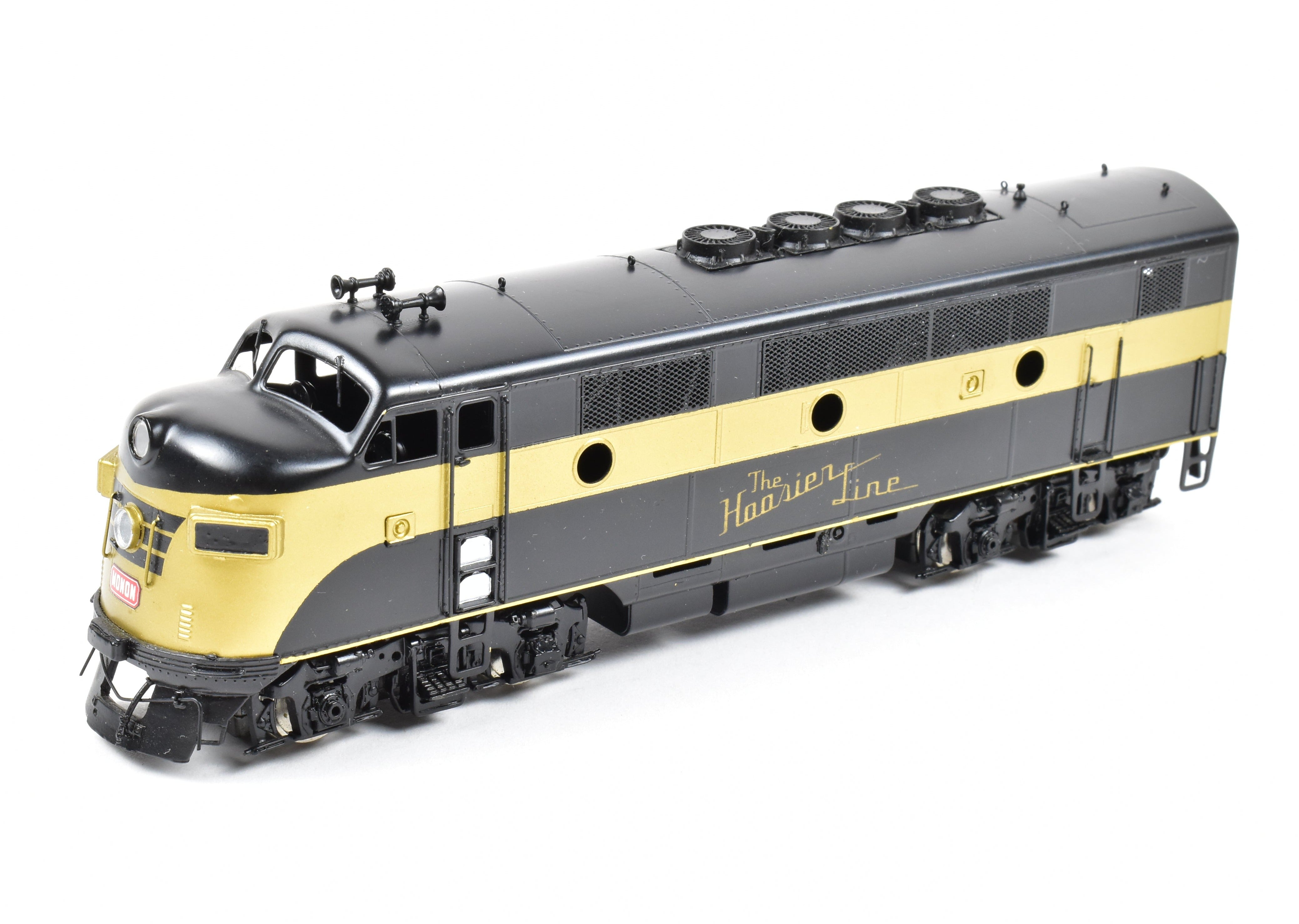 HO Brass Oriental Limited CIL Monon EMD F3A PH II Factory Painted in Elegant Black and Gold