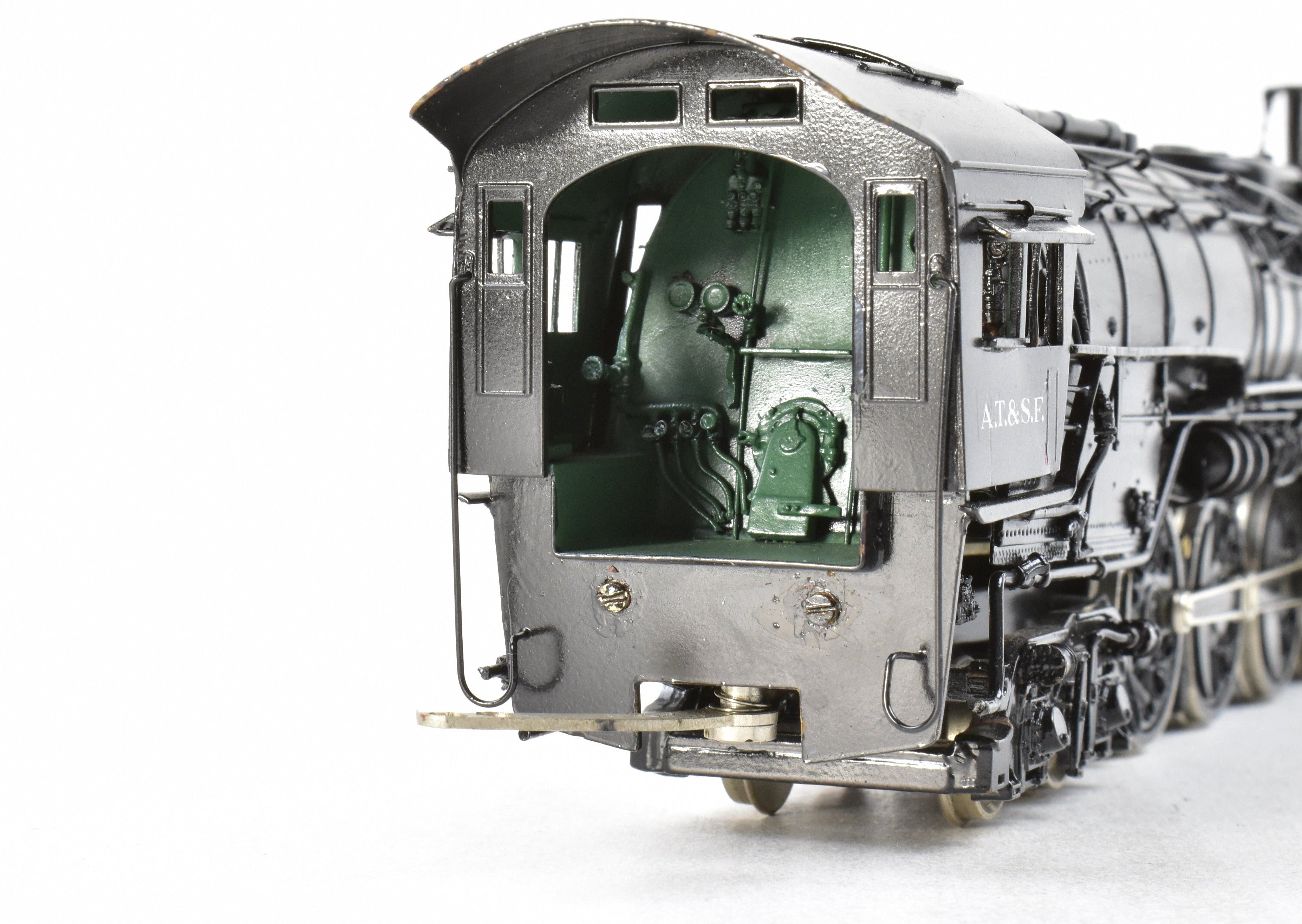 HO Scale Brass Key Imports ATSF - Santa Fe 3765 Class 4-8-4 Northern Steam Locomotive Custom Painted with the Number 3767
