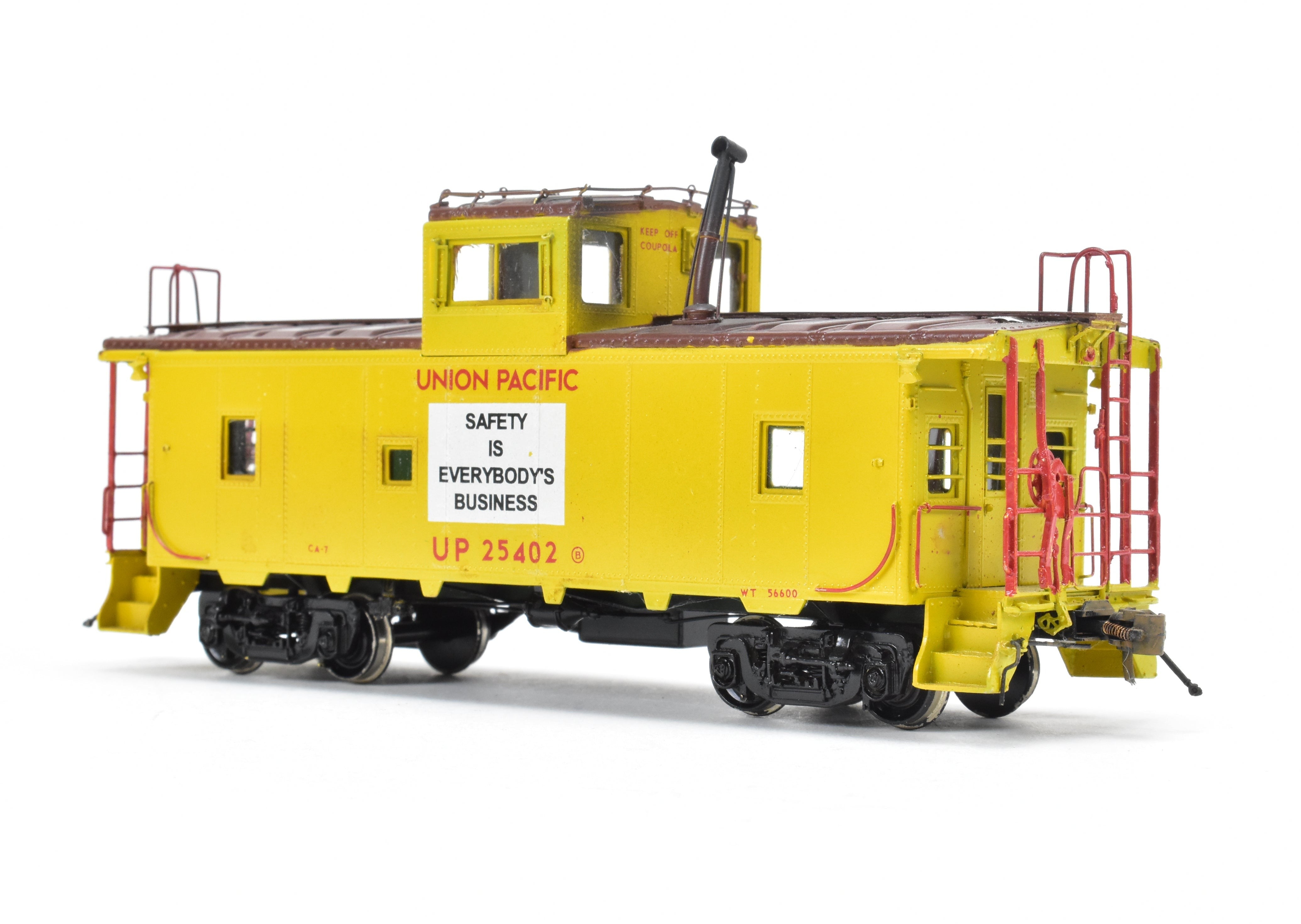 HO Brass OMI UP Union Pacific CA - 7 Custom - Painted Caboose by Overland Models