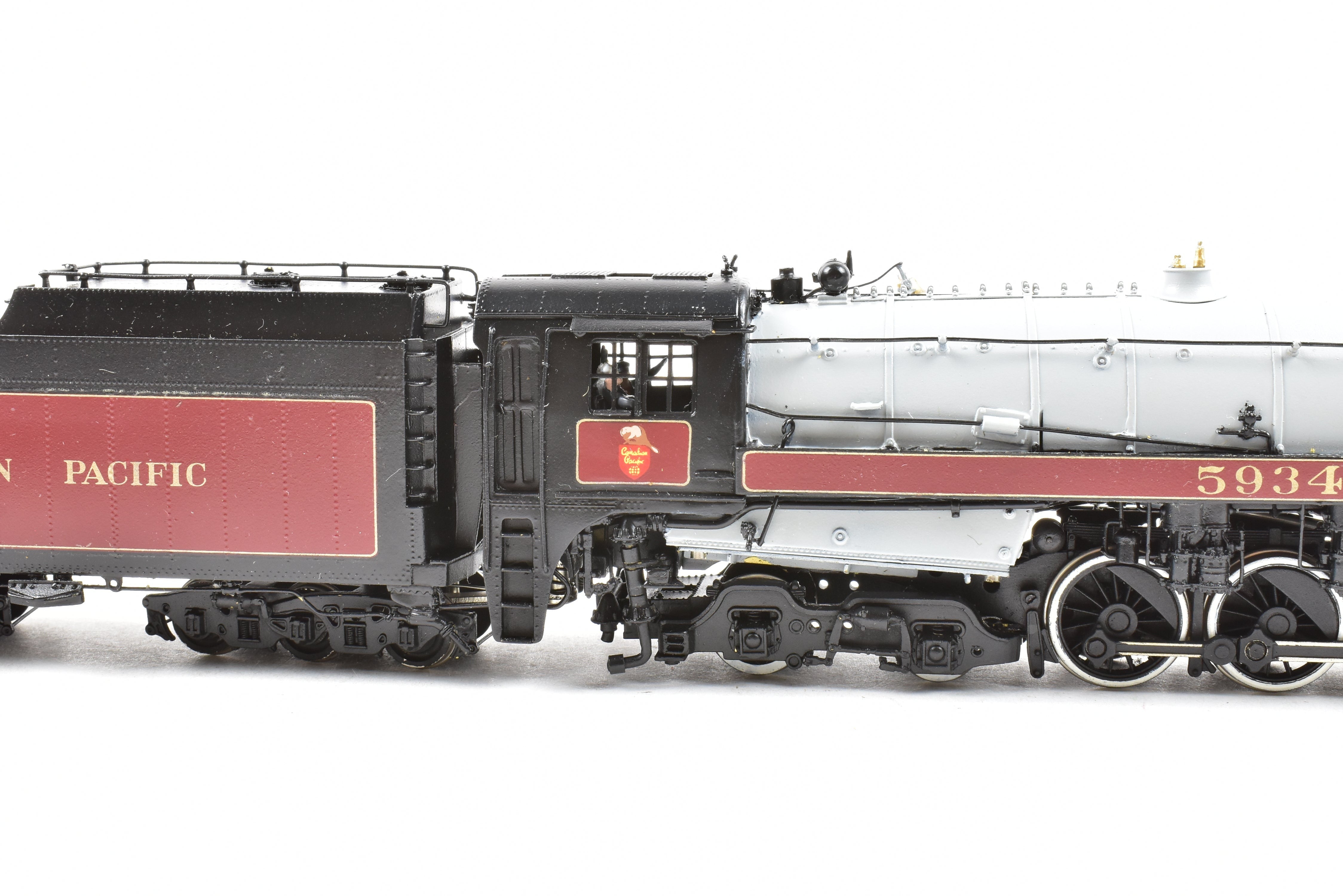 HO Scale Brass Van Hobbies CPR Canadian Pacific Railway T-1c 2-10-4 Selkirk Custom Painted Model