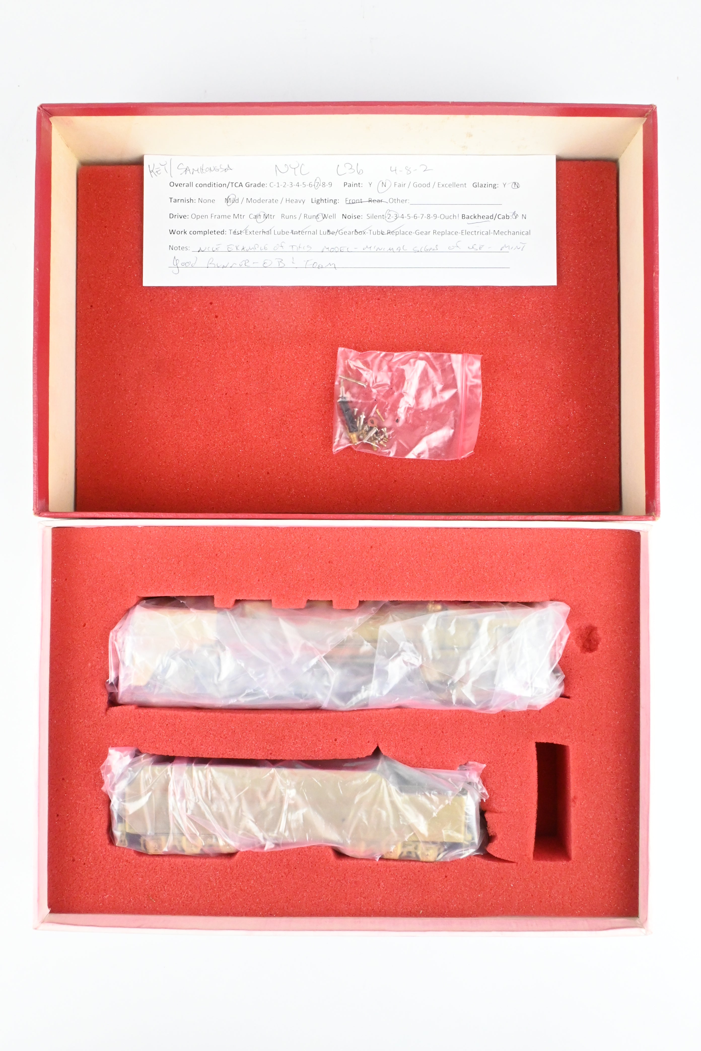 HO Scale Brass Key Imports NYC - New York Central L - 3b 4 - 8 - 2 Mohawk Model Train from 1980 Run