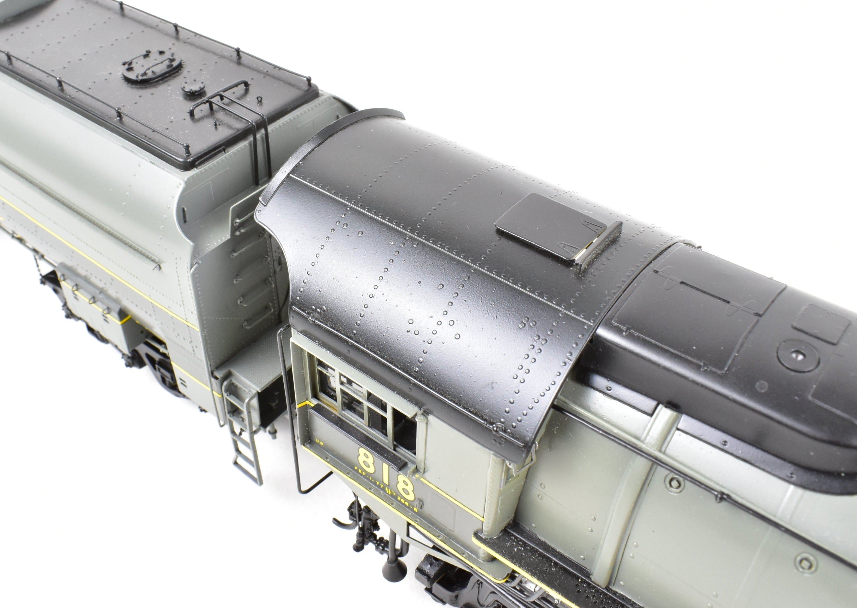 O Scale Brass Model Train - Overland Models, Inc. Union Pacific FEF - 1 4 - 8 - 4 Professional - Painted Locomotive No. 818 by TTG