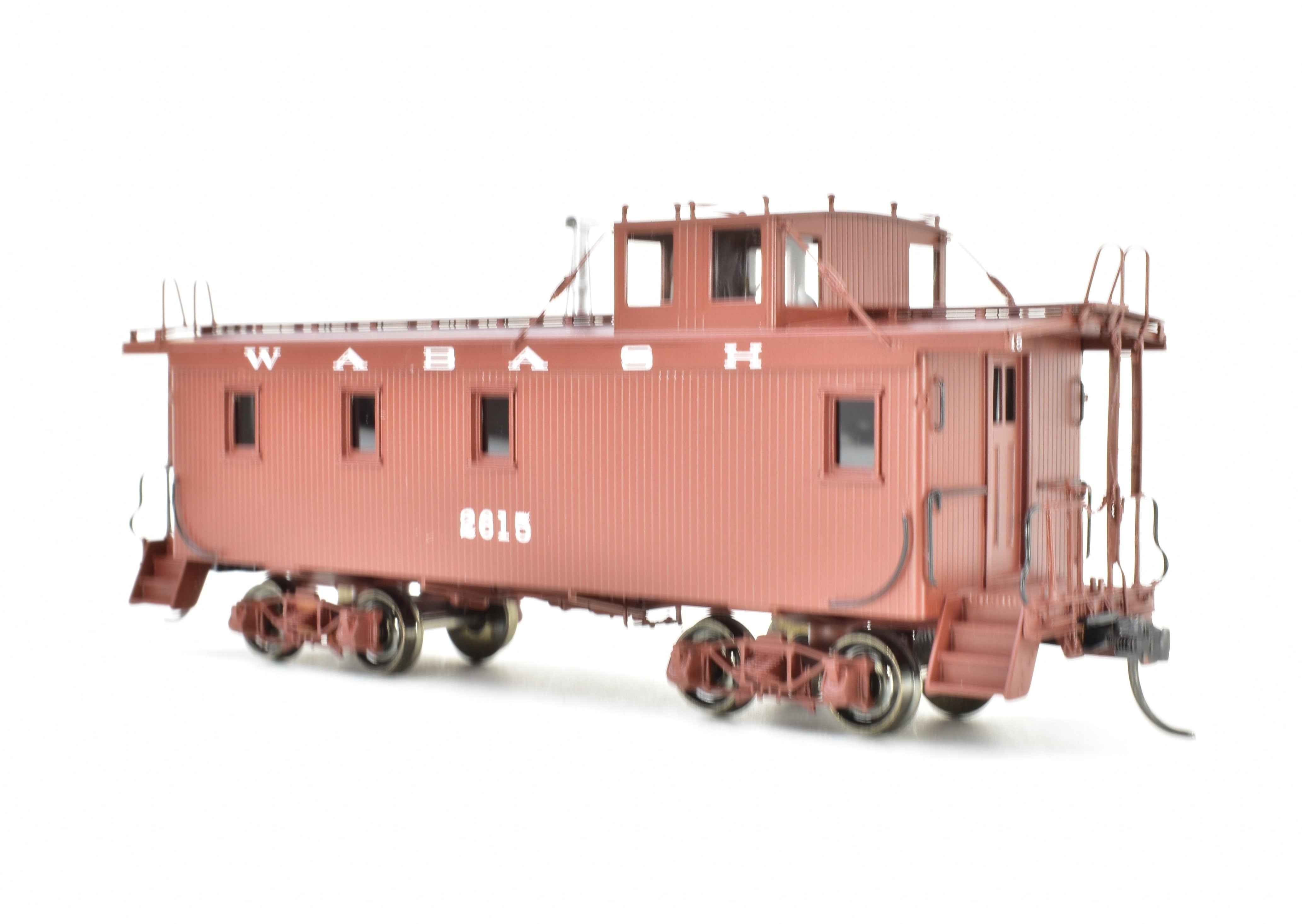 HO Scale Brass Wabash Wood Side Caboose FP #2615 by OMI Overland Models