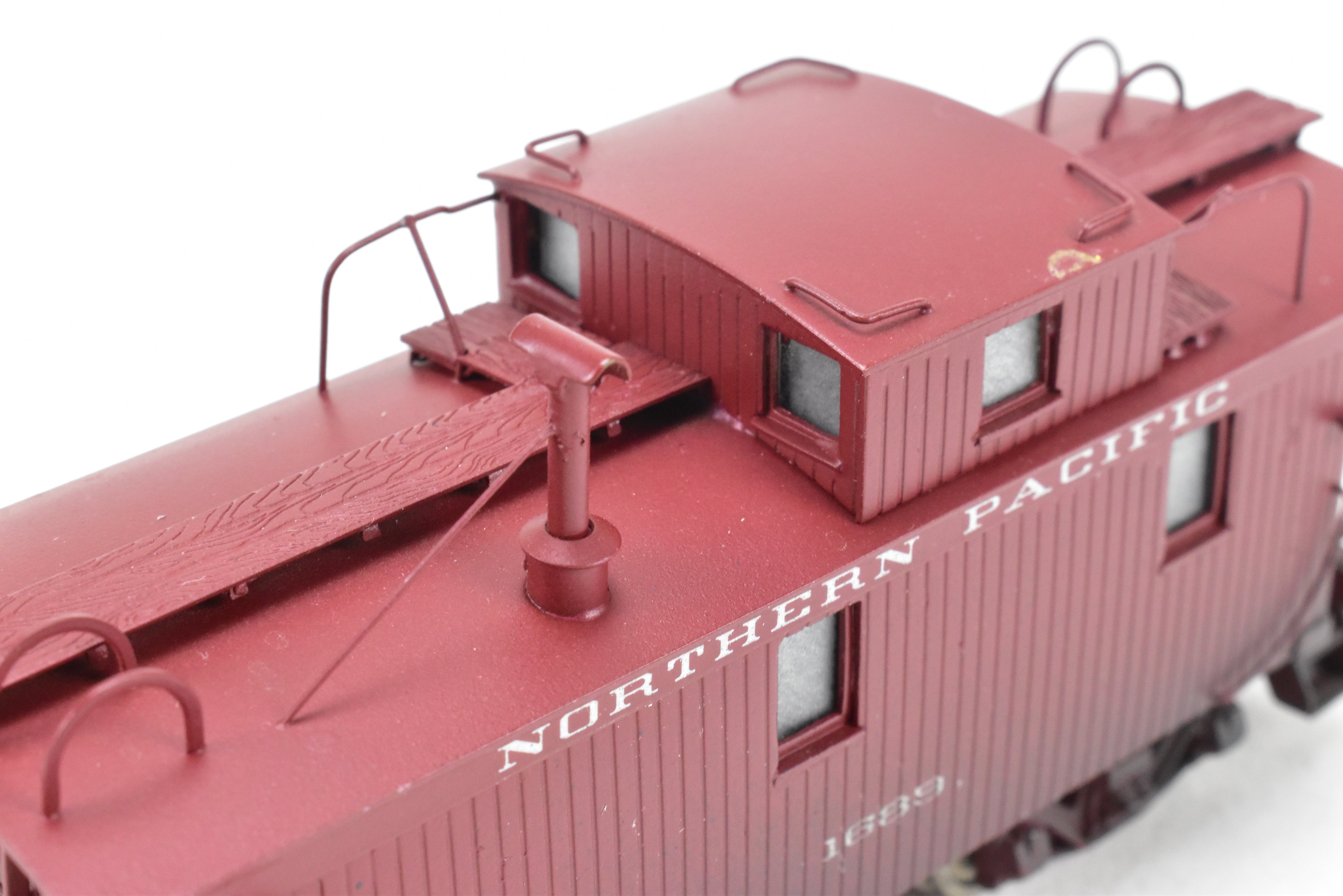 1965 HO Brass PFM United NP Northern Pacific Wood Caboose CP #1689