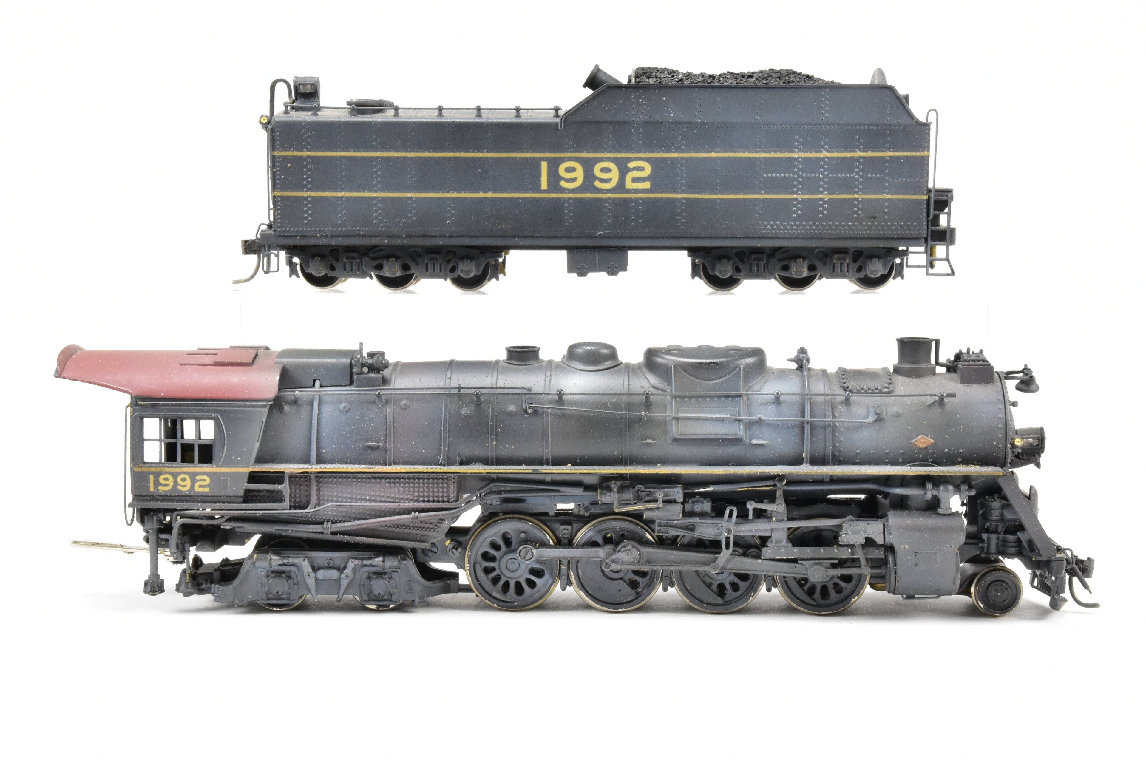 HO Scale Brass Westside Model Co. Weathered L&N 2-8-4 Berkshire CP No. 1992