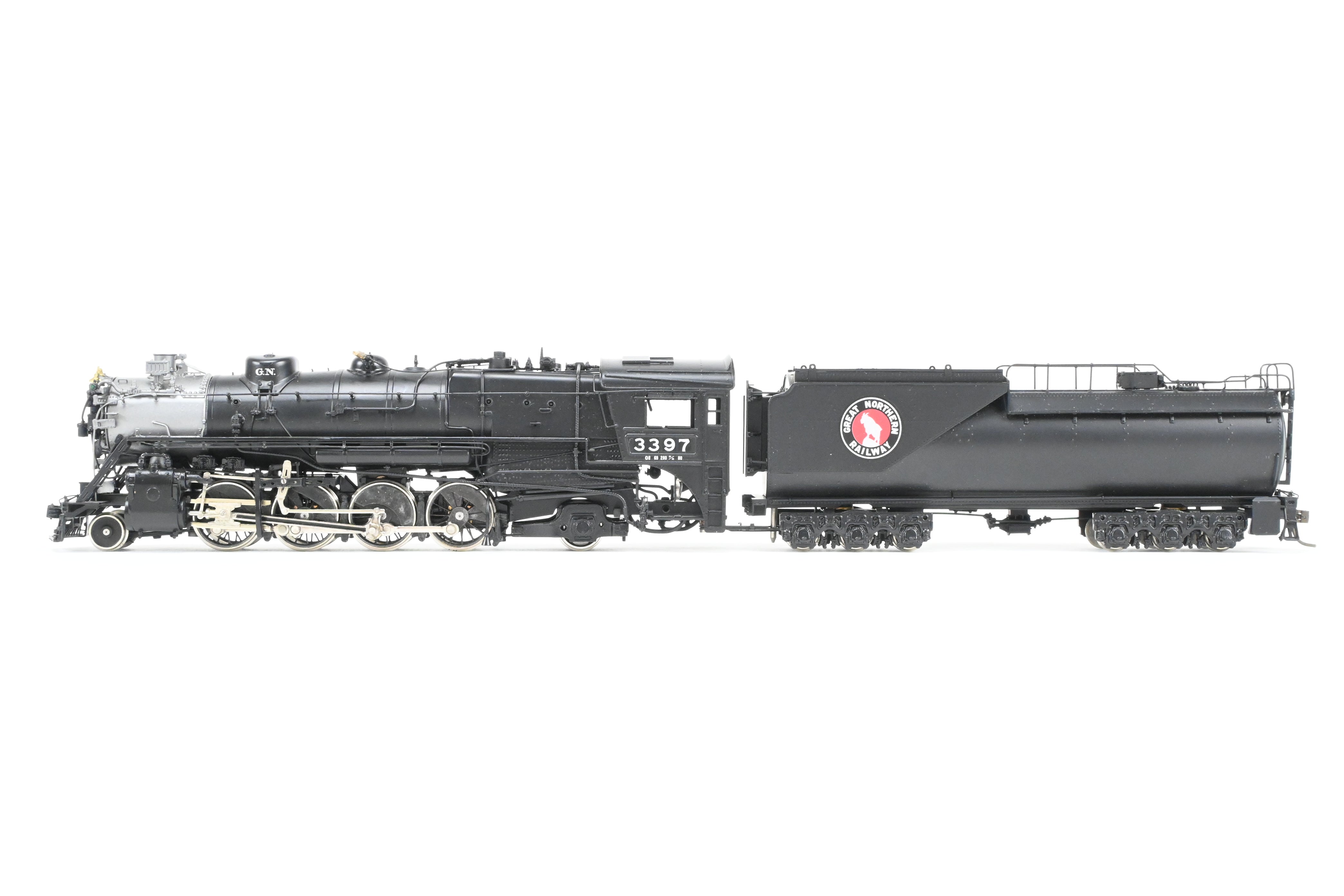 HO Scale Brass PFM - Tenshodo GN Great Northern 2-8-2 Class O-8 Crown Series No. 3397