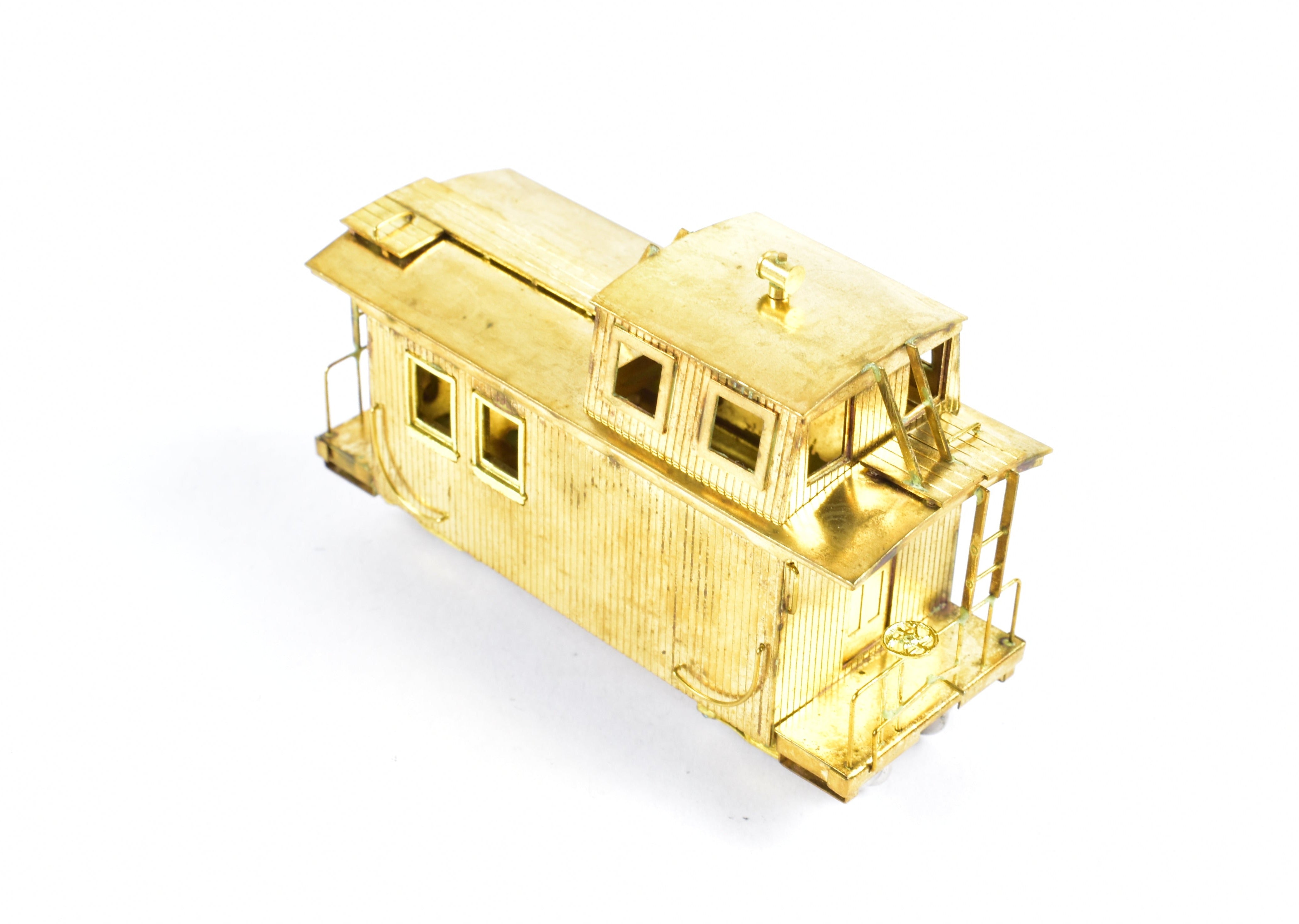 HOn3 Scale Brass Model Train Caboose by Westside Model Co. - Florence and Cripple Creek #5, Ideal for Model Railroading Enthusiasts