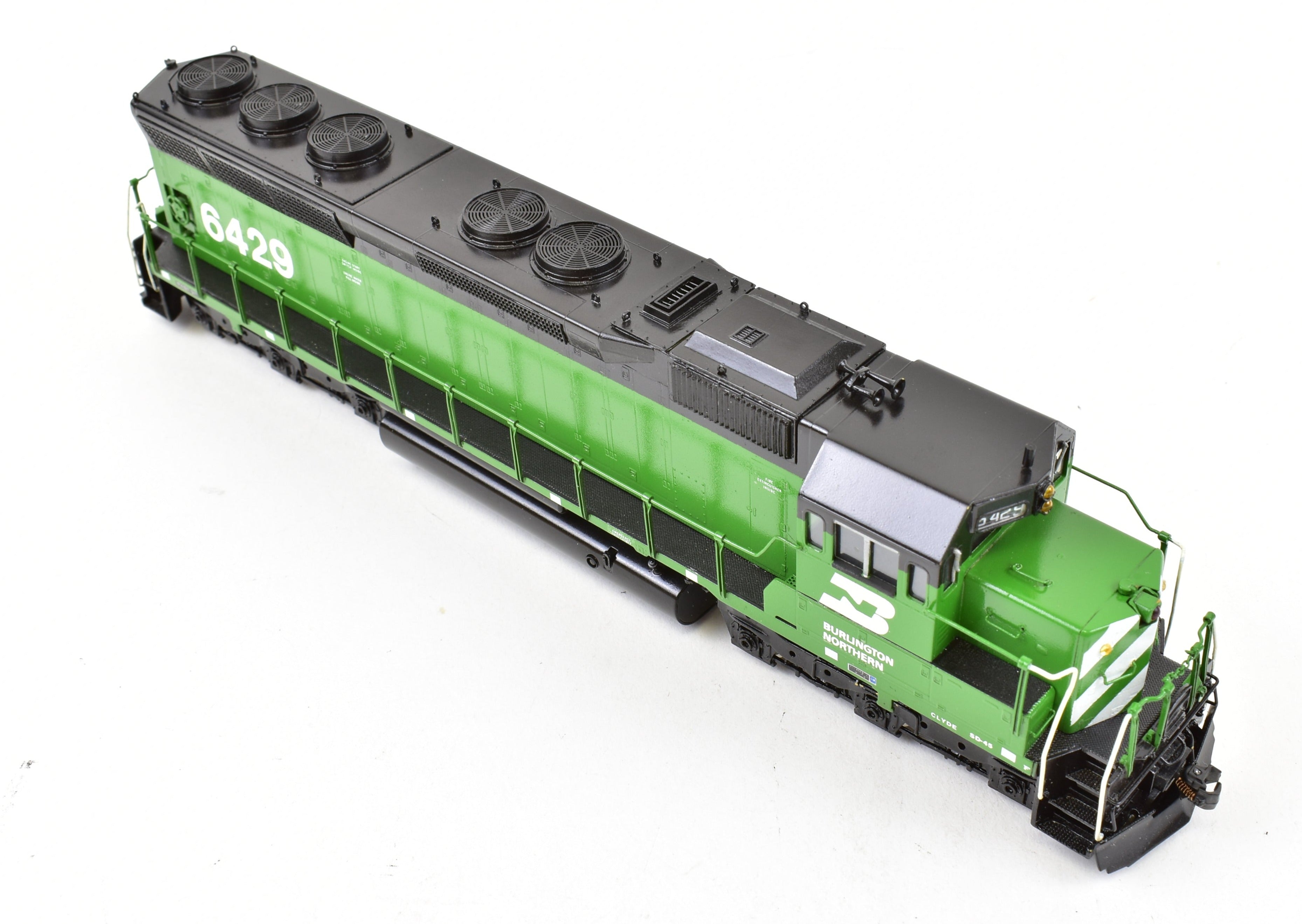 HO Brass Oriental Limited Pro-Painted EMD SD45 3600 HP Low Hood Burlington Northern & NP Version