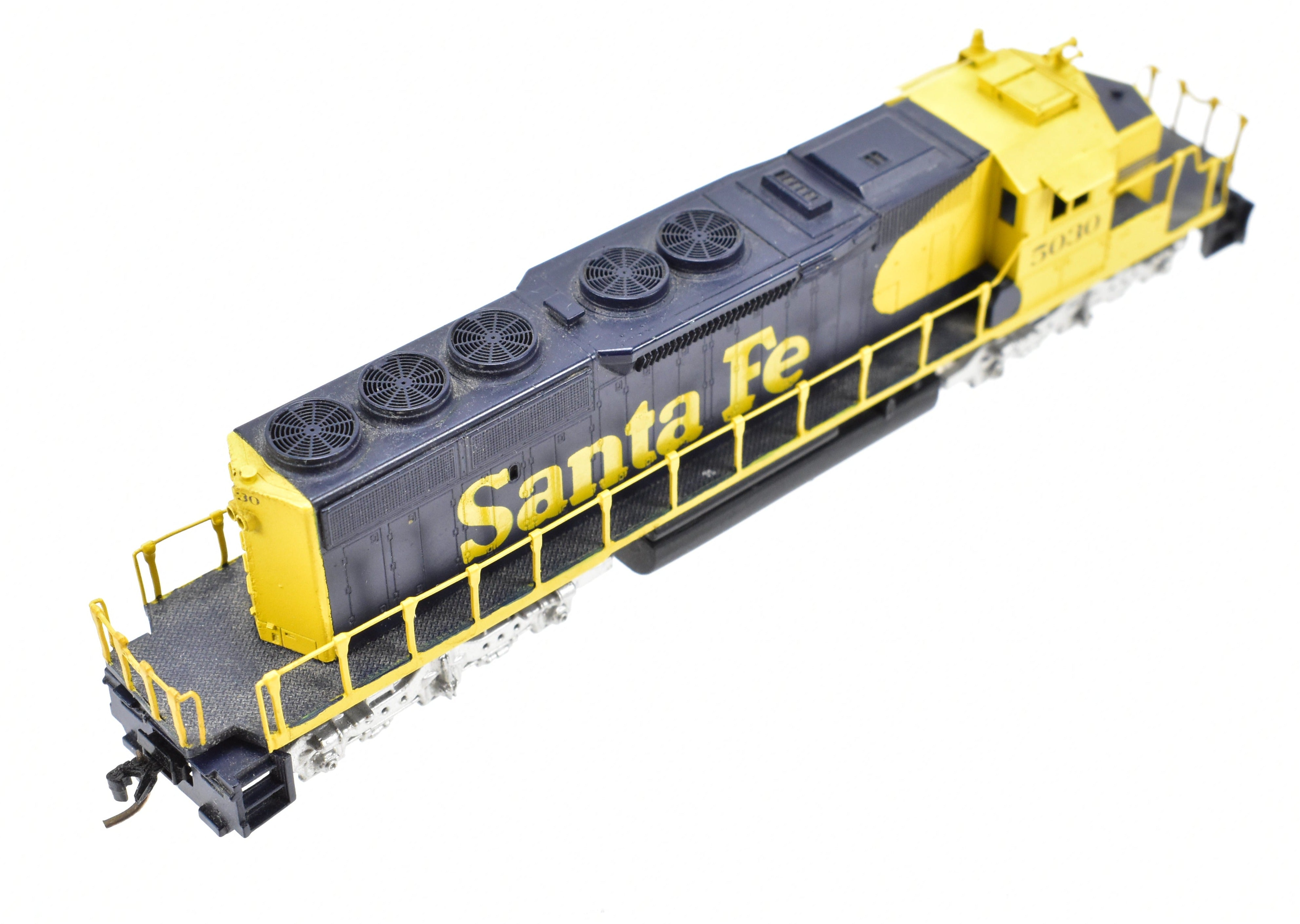 N Scale Brass Key Imports AT&SF Santa Fe EMD SD40 - 2 Medium Nose #5030 FP Model