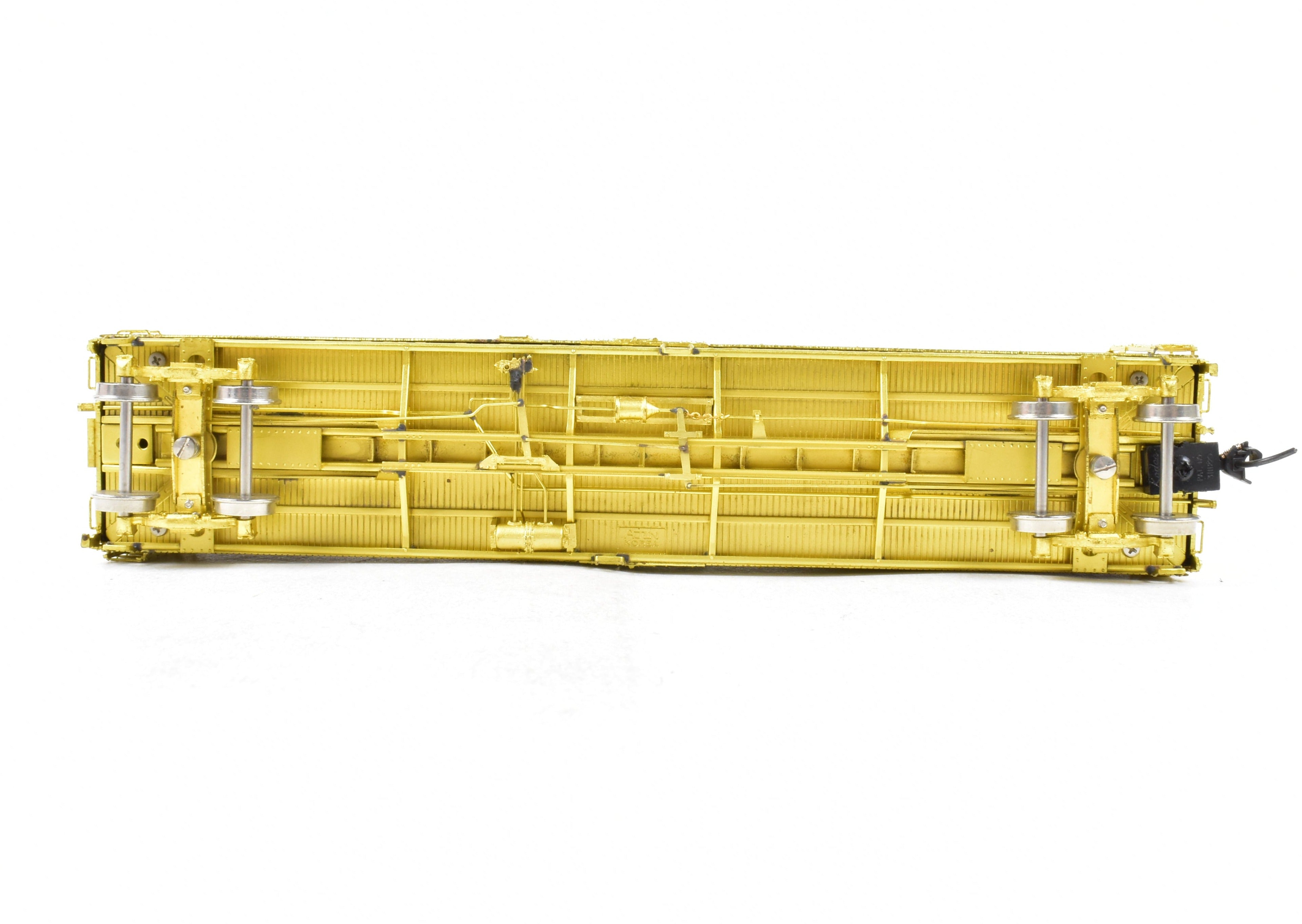 HO Scale Brass Model Railroad Refrigerator Car by OMI - Overland Models, Inc., Representing ATSF - Santa Fe SFRD Rr - 10 Class 50' Ice Bunker Wood Design without Original Box