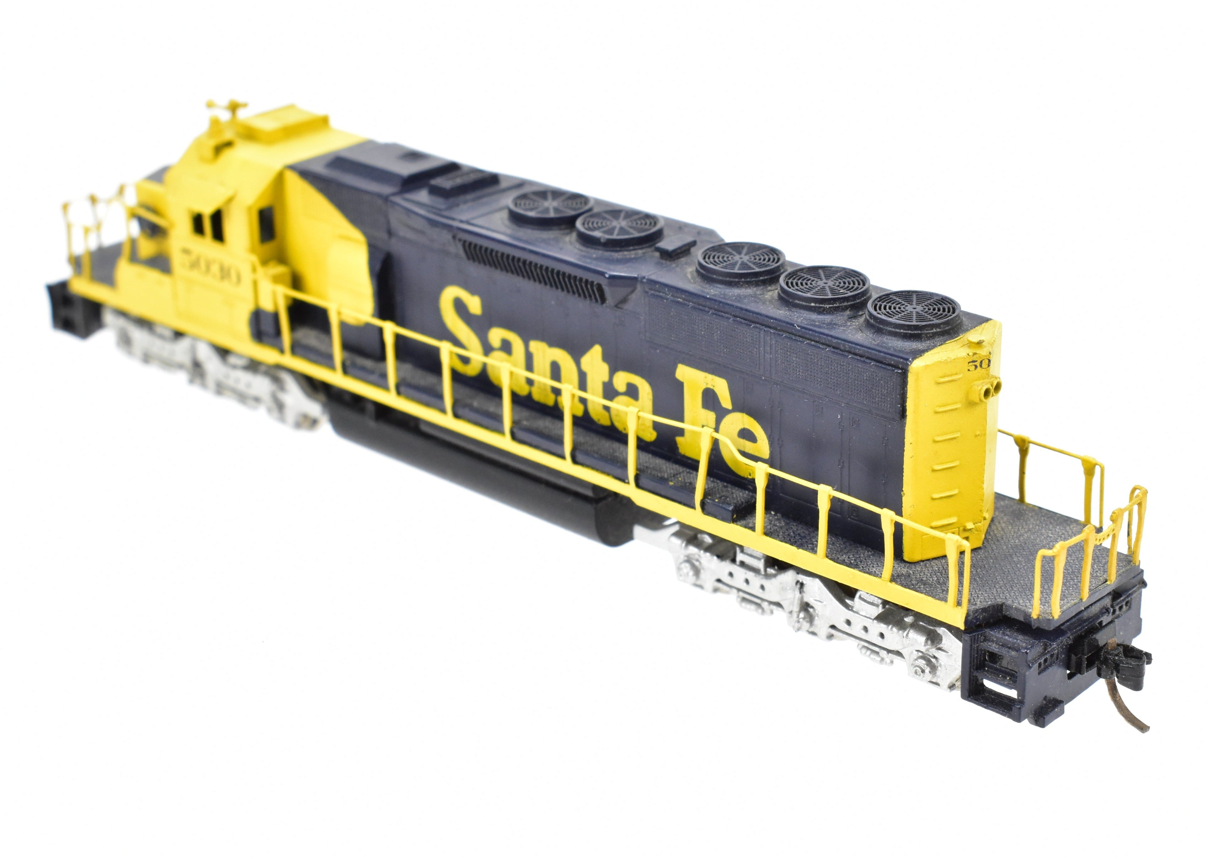 N Scale Brass Key Imports AT&SF Santa Fe EMD SD40 - 2 Medium Nose #5030 FP Model