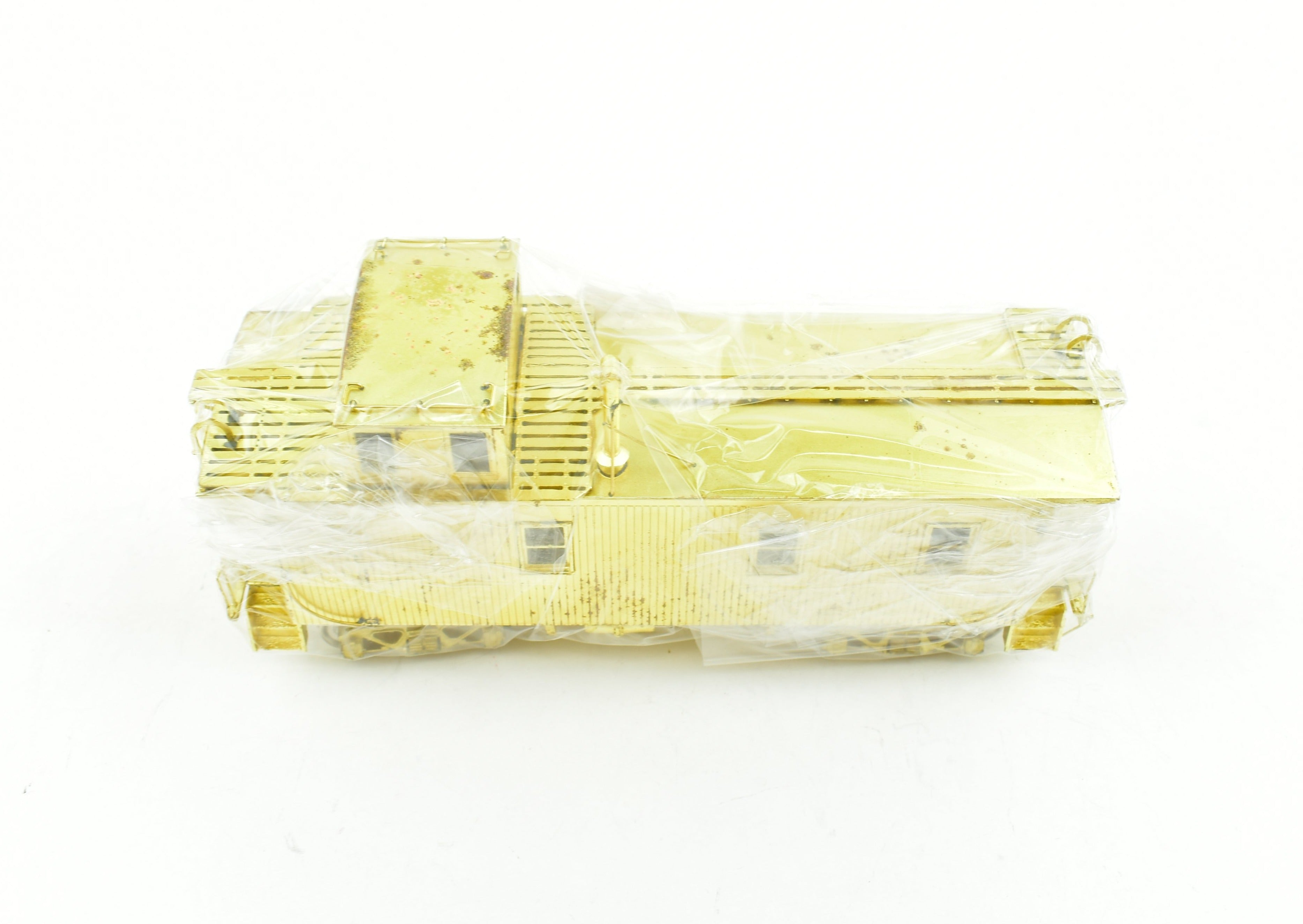 HO Scale Brass FW&D - Ft. Worth & Denver CB&Q Wood Caboose by OMI, Factory New