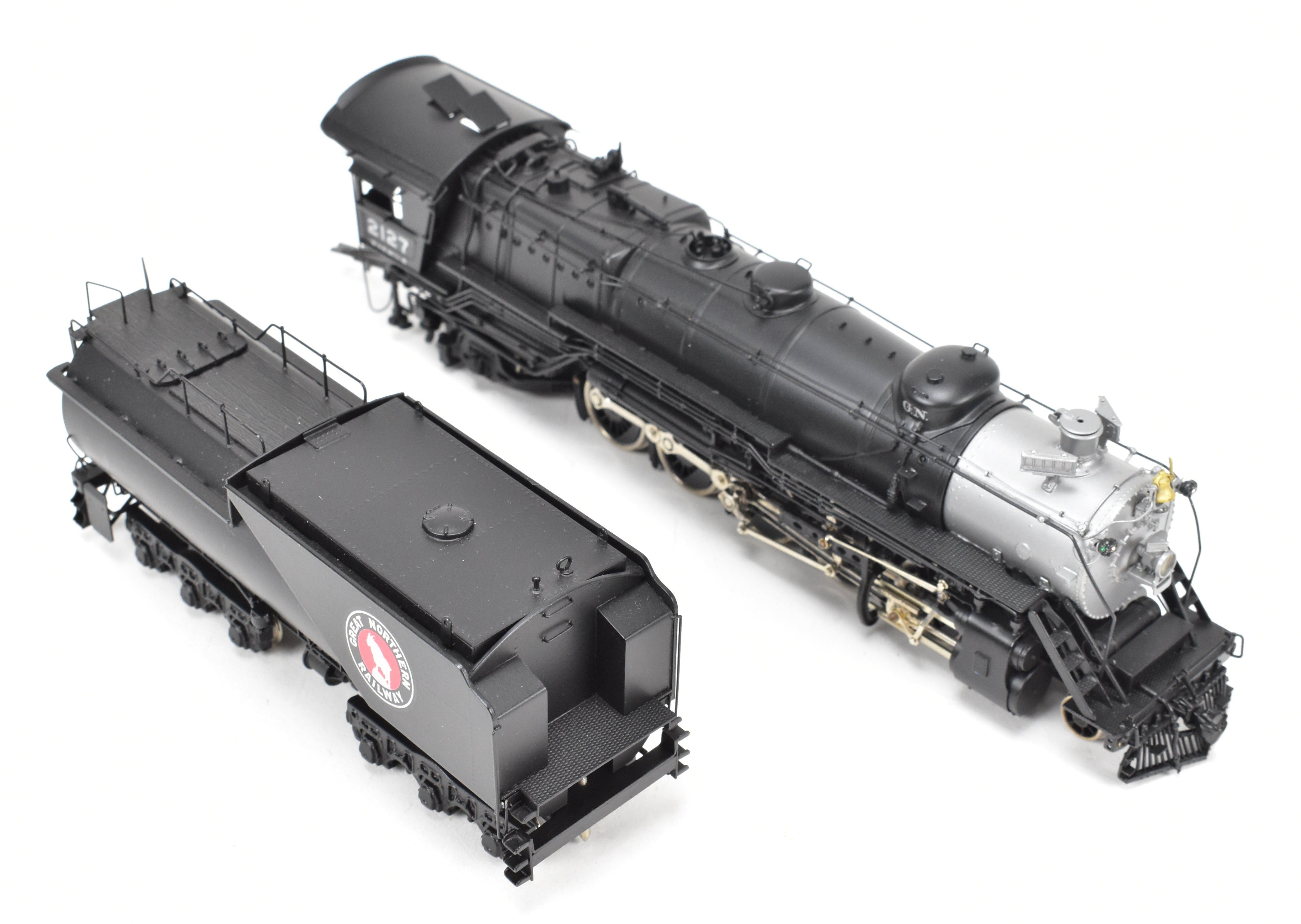HO Scale Brass PFM - Tenshodo Great Northern 2-10-2 Class Q-1 Factory Painted Model Engine from 1984 Production Run