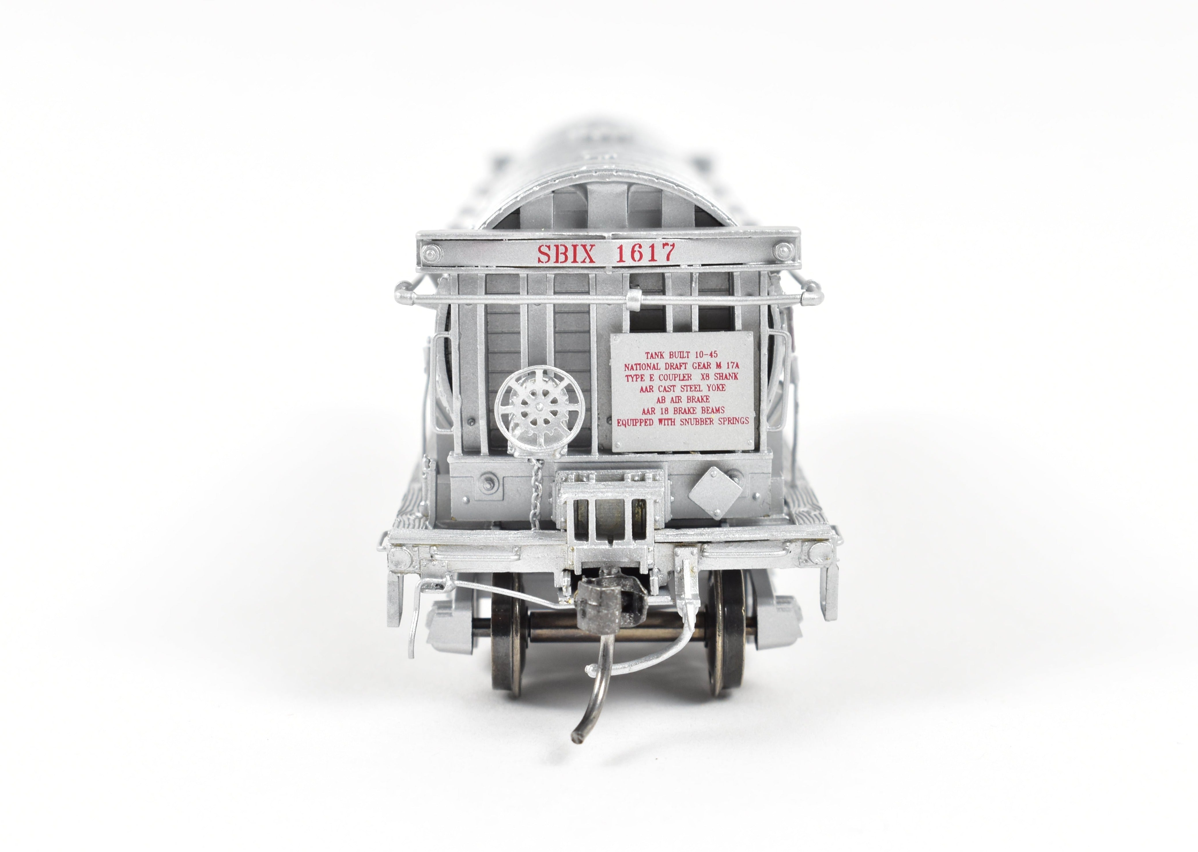 New HO Brass North Bank Line SBIX 1617 Standard Brand Vinegar Car