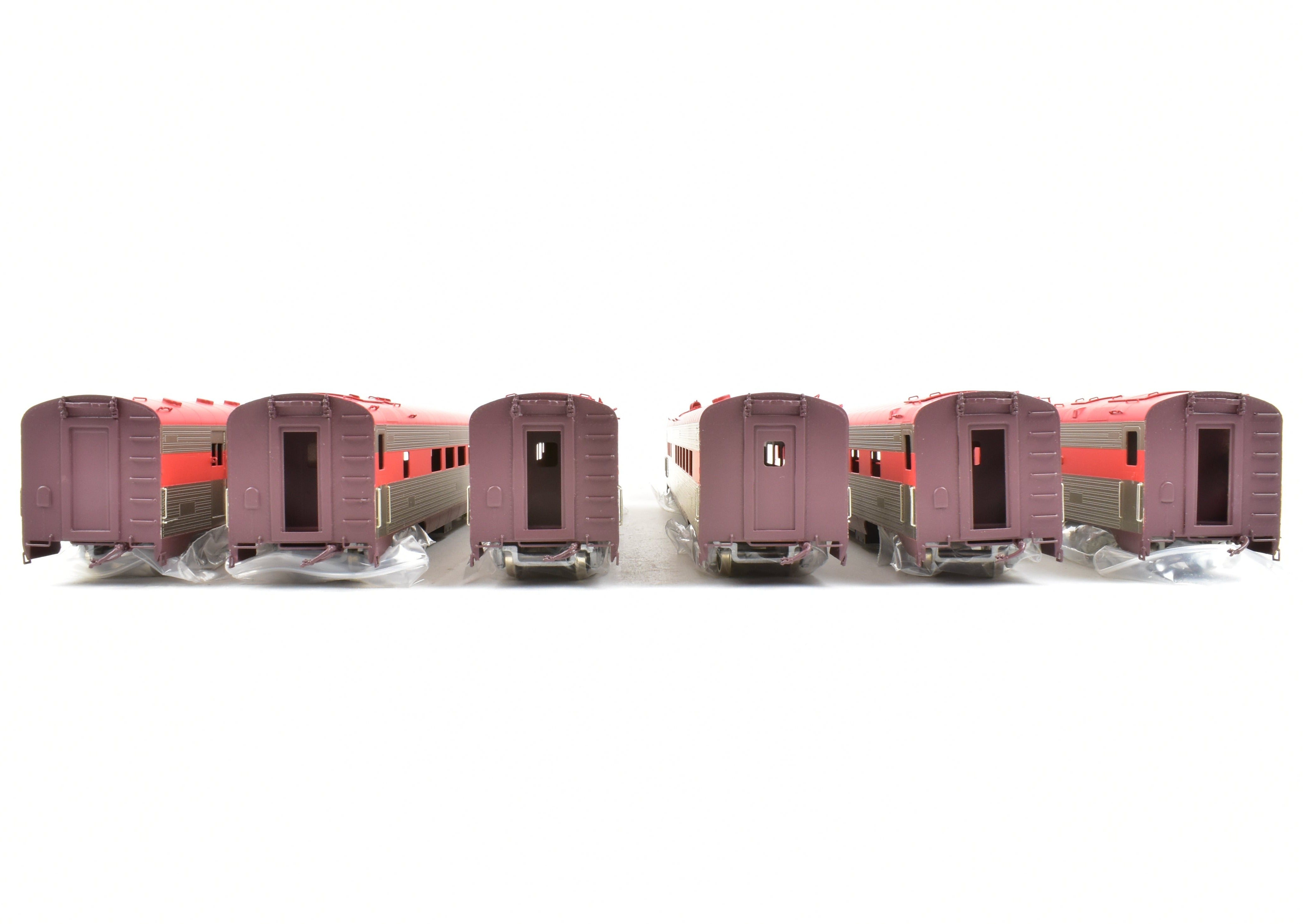 HO Scale Brass Hallmark Models Specialized SLSF - Frisco and MKT - Missouri Kansas Texas Katy Texas Special 6-Car Set with FP Locomotive Model