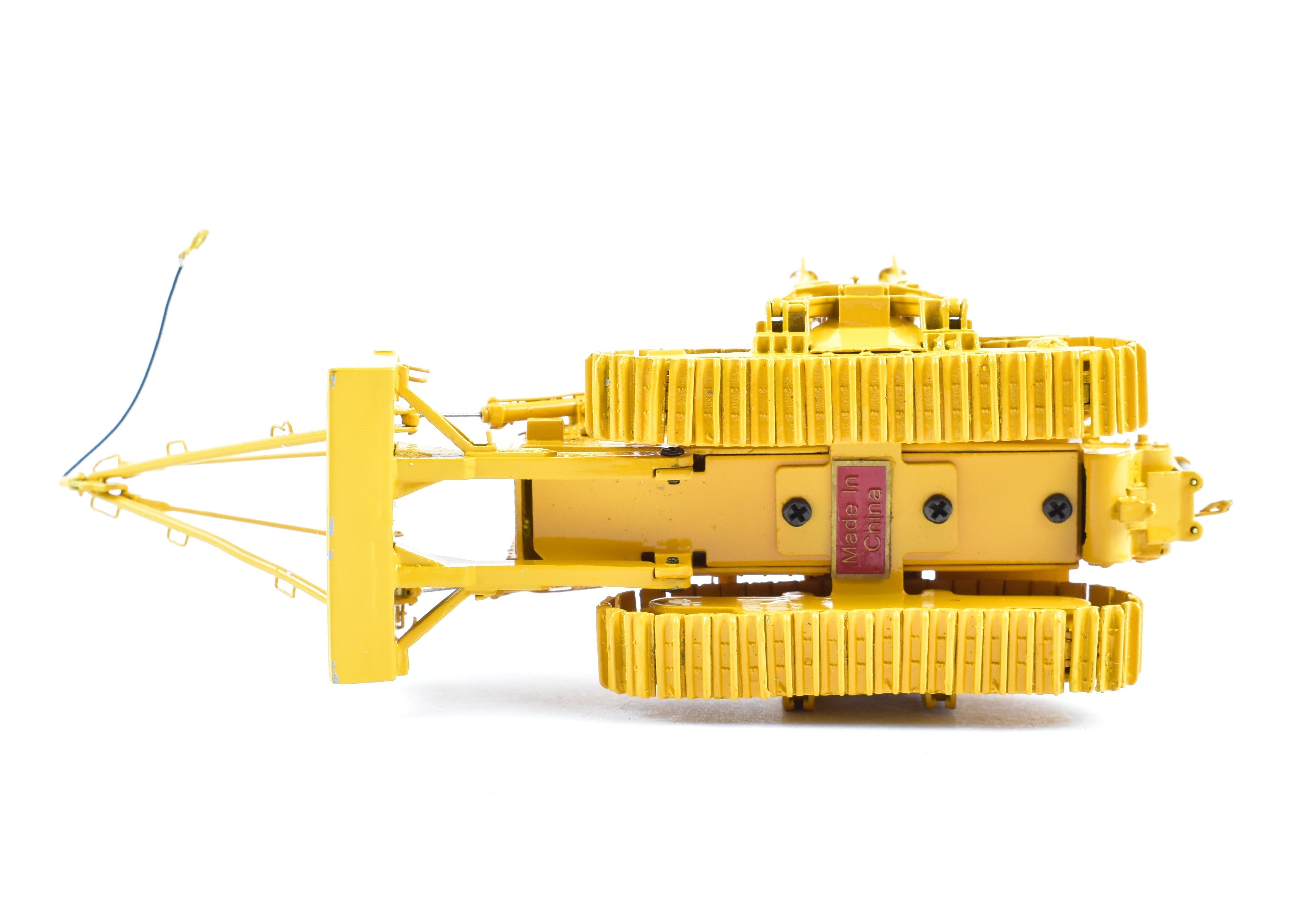 HO Brass OMI Overland D&RGW Pipe Laying Dozer FP in Factory Yellow