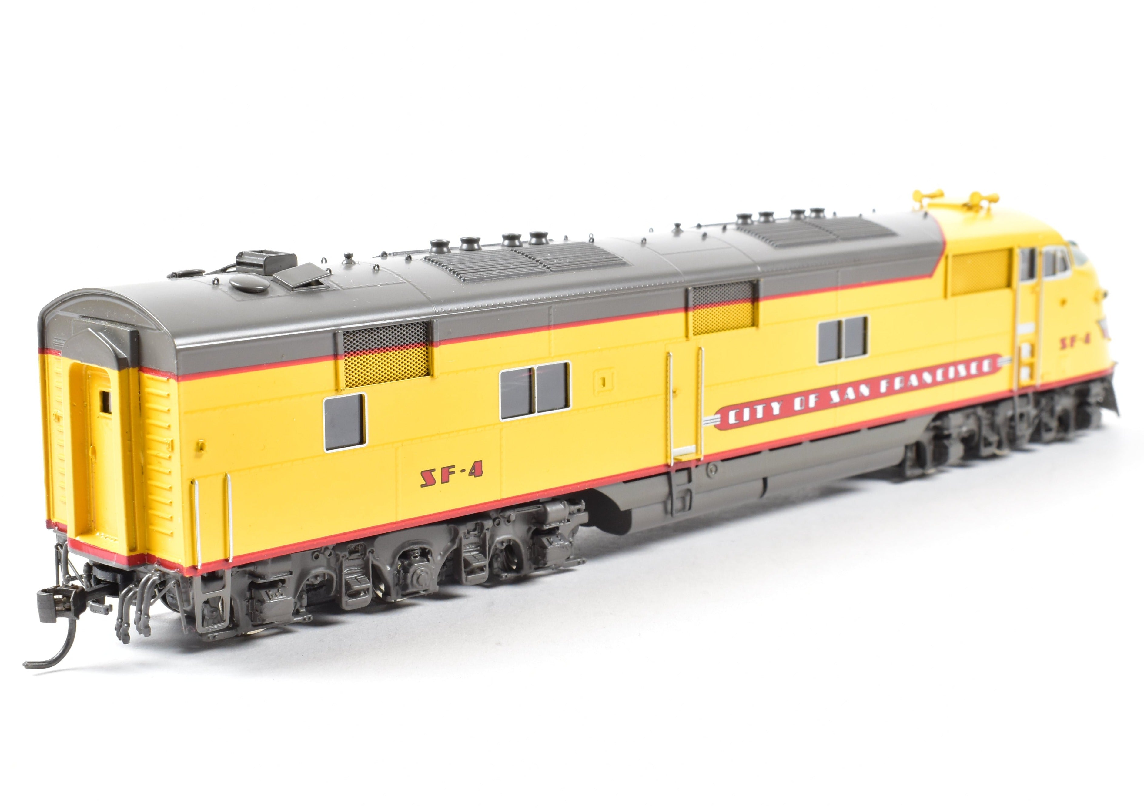 HO Scale Brass Consist of Challenger Imports Union Pacific City of San Francisco EMD E6 A/B/B Locomotive Set for Model Railroading