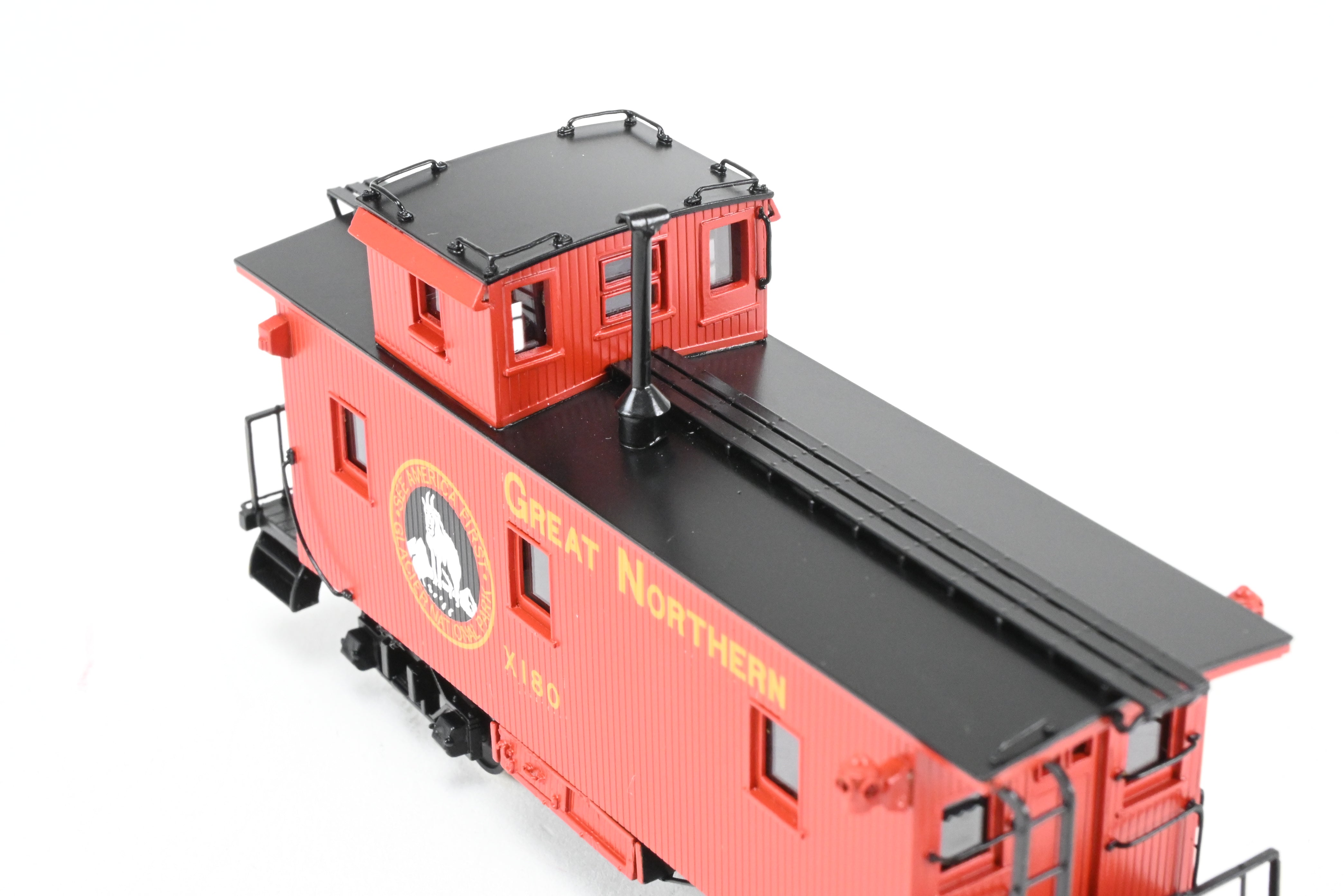 2014 HO Brass North Bank Line 25' Truss Rod Caboose GN X180