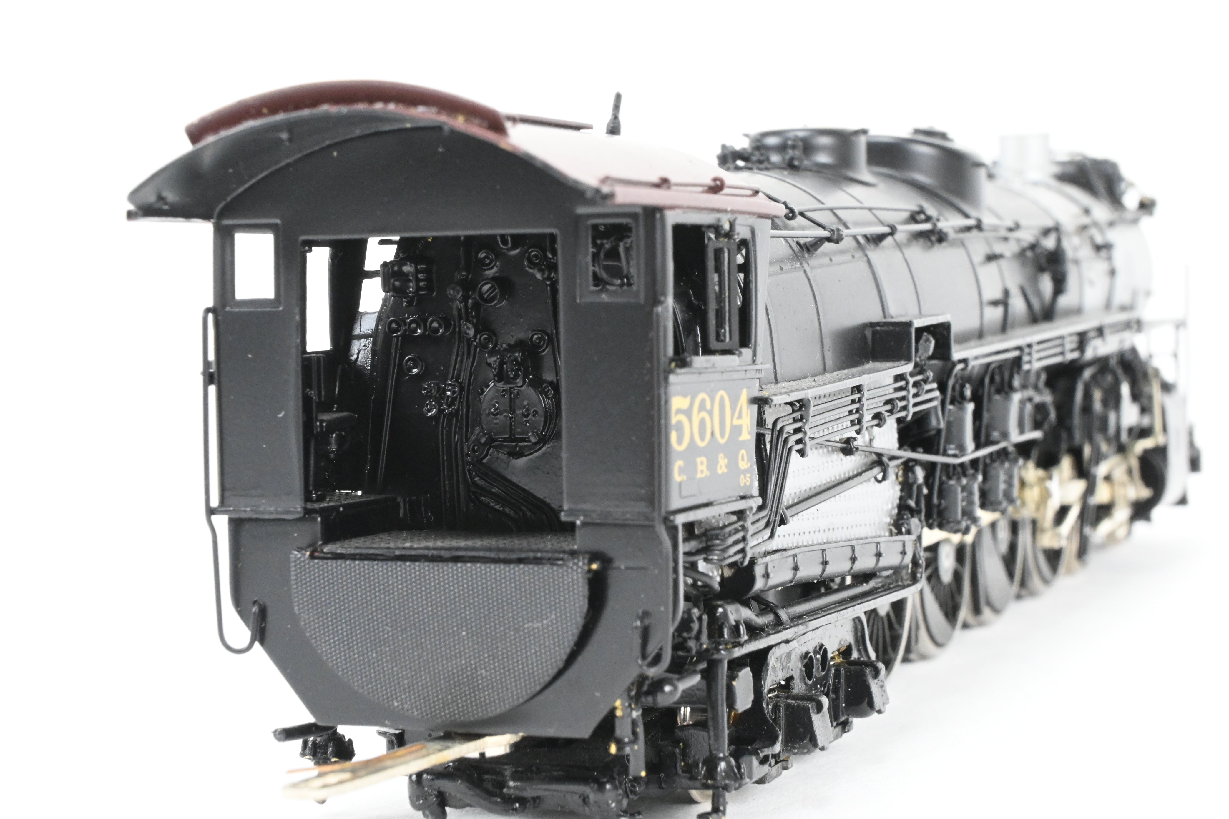HO Scale Brass Oriental Limited CB&Q Burlington O-5 4-8-4 Open Cab Locomotive No. 5604