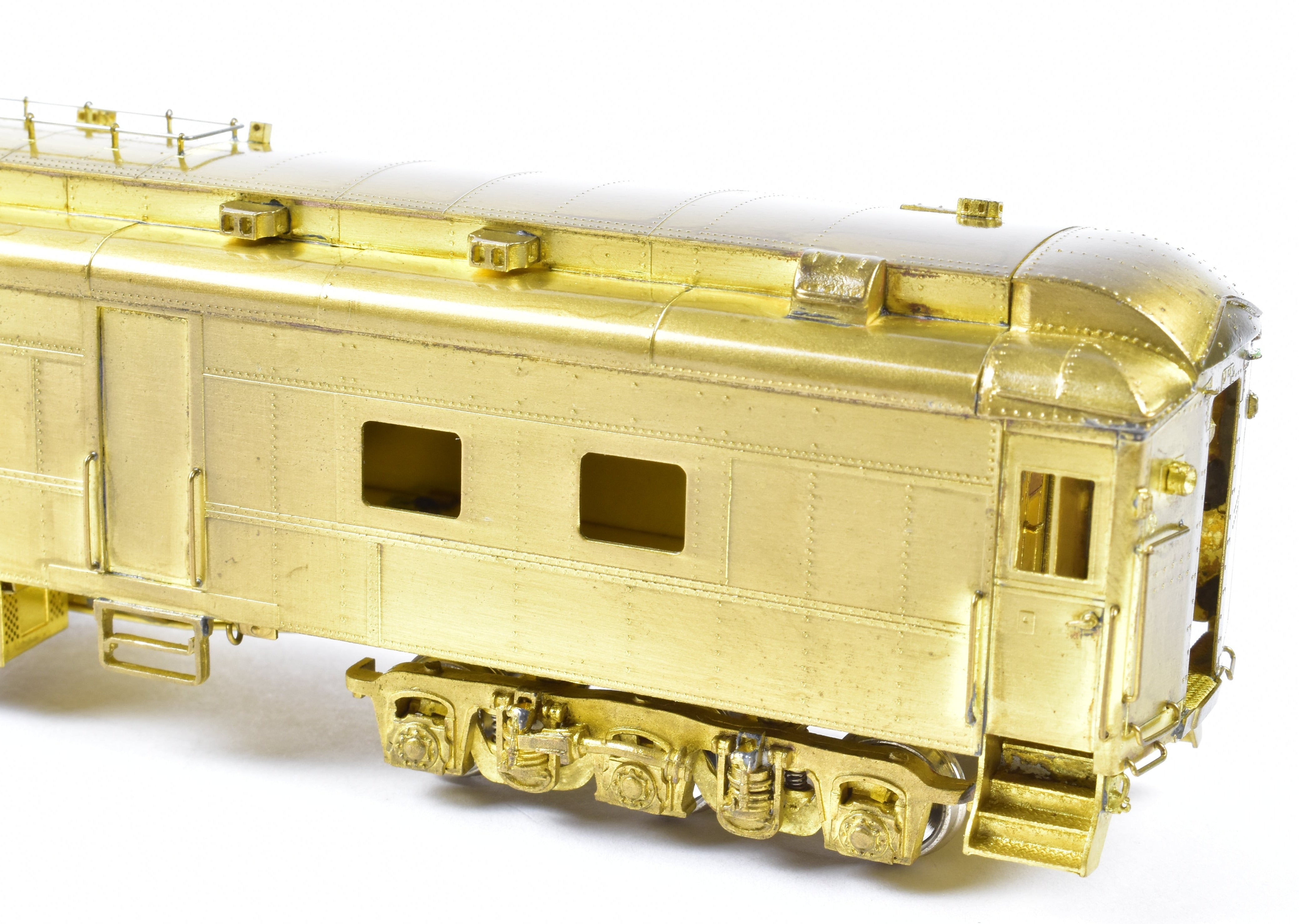 HO Scale Brass Dynamometer Car Model - Overland Models, Inc. Union Pacific #210 in Modernized Configuration
