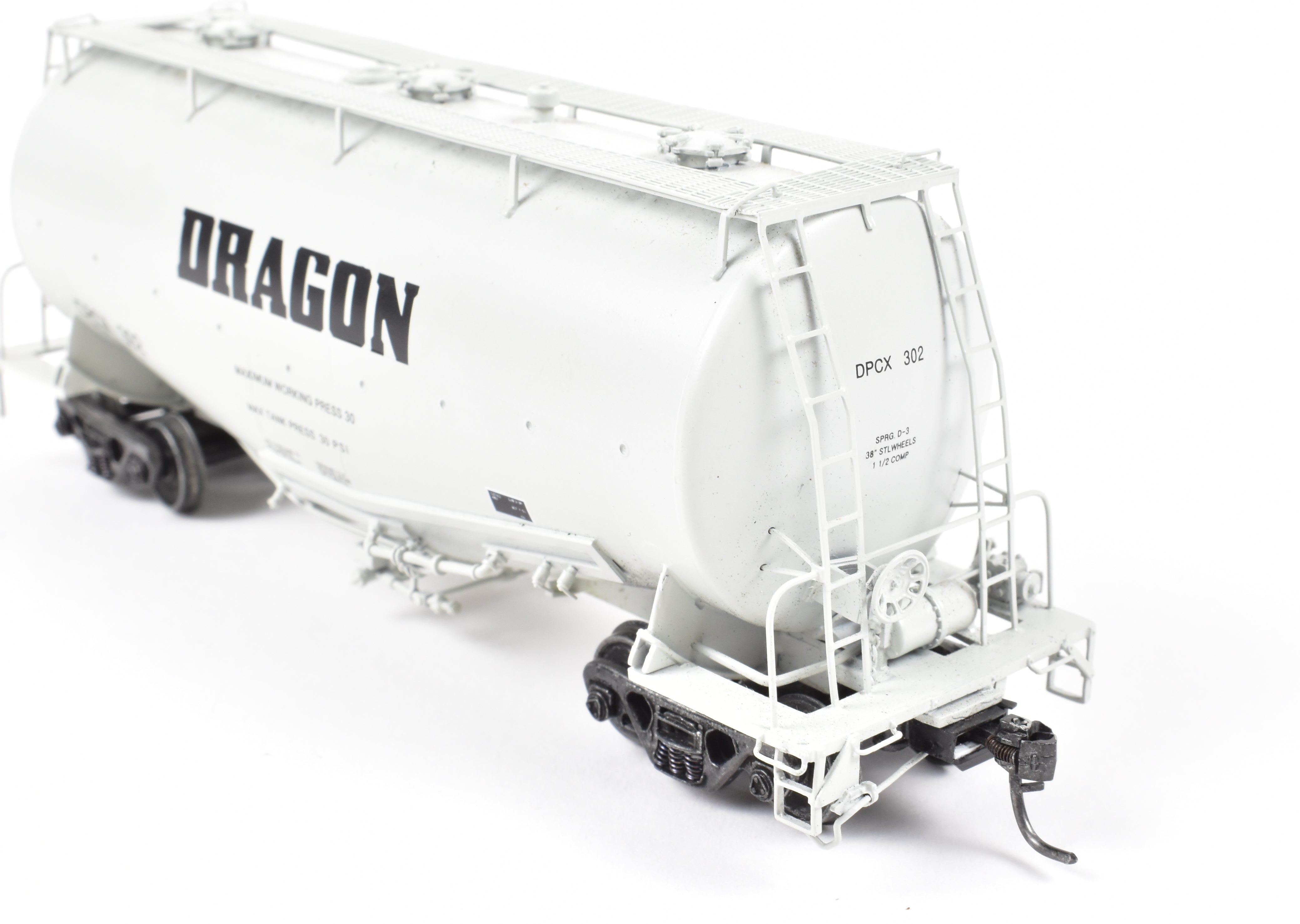 HO Scale Brass Construction Railway Classics GATX Pressure Slide Whale Belly Cement Hopper Model of Various Roads by FP Dragon Products DPCX 302