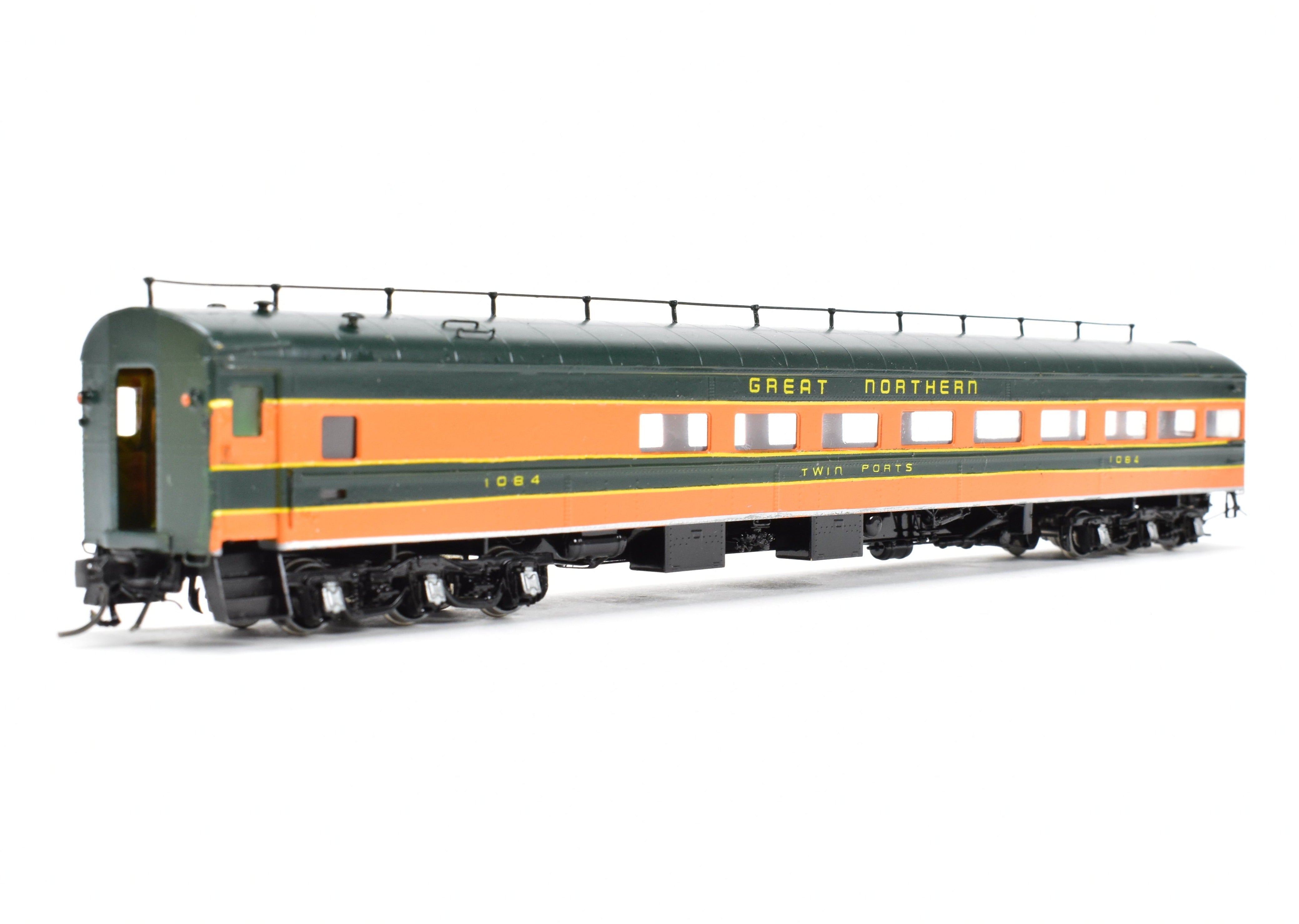 HO Brass Oriental Limited GN - Great Northern Twin Ports Buffet-Parlor-Observation Car, Empire Builder Scheme