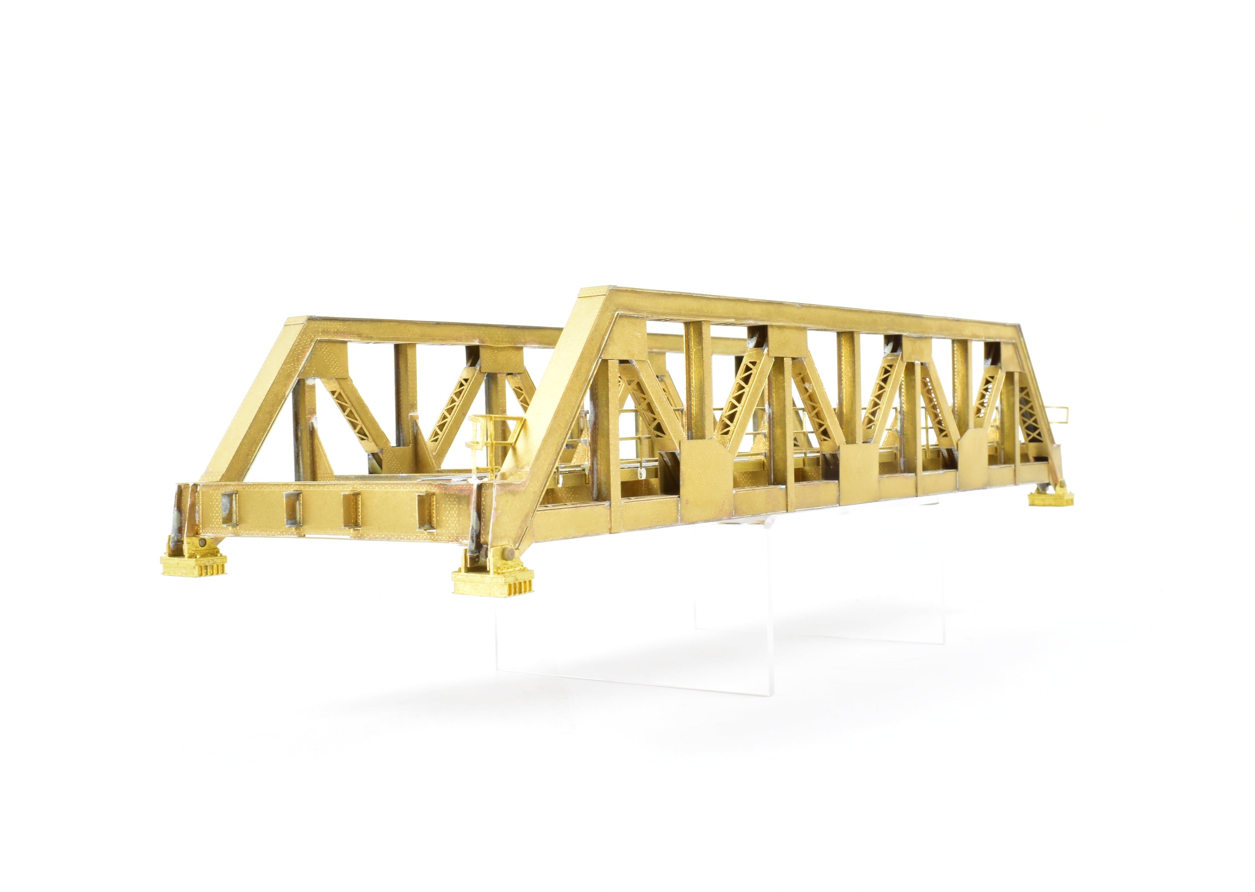HO Brass OMI Pony Truss Thru 93' 2-Track Bridge by Overland Models